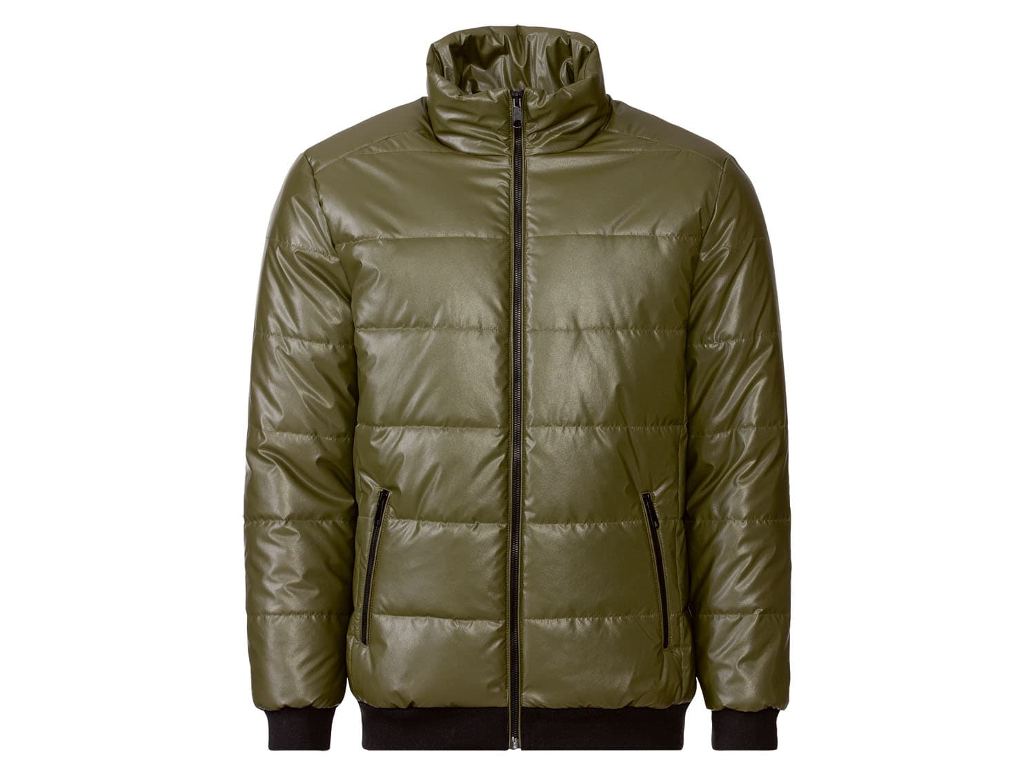 LIVERGY® Pánska prešívaná bunda (kaki, XL (56/58))