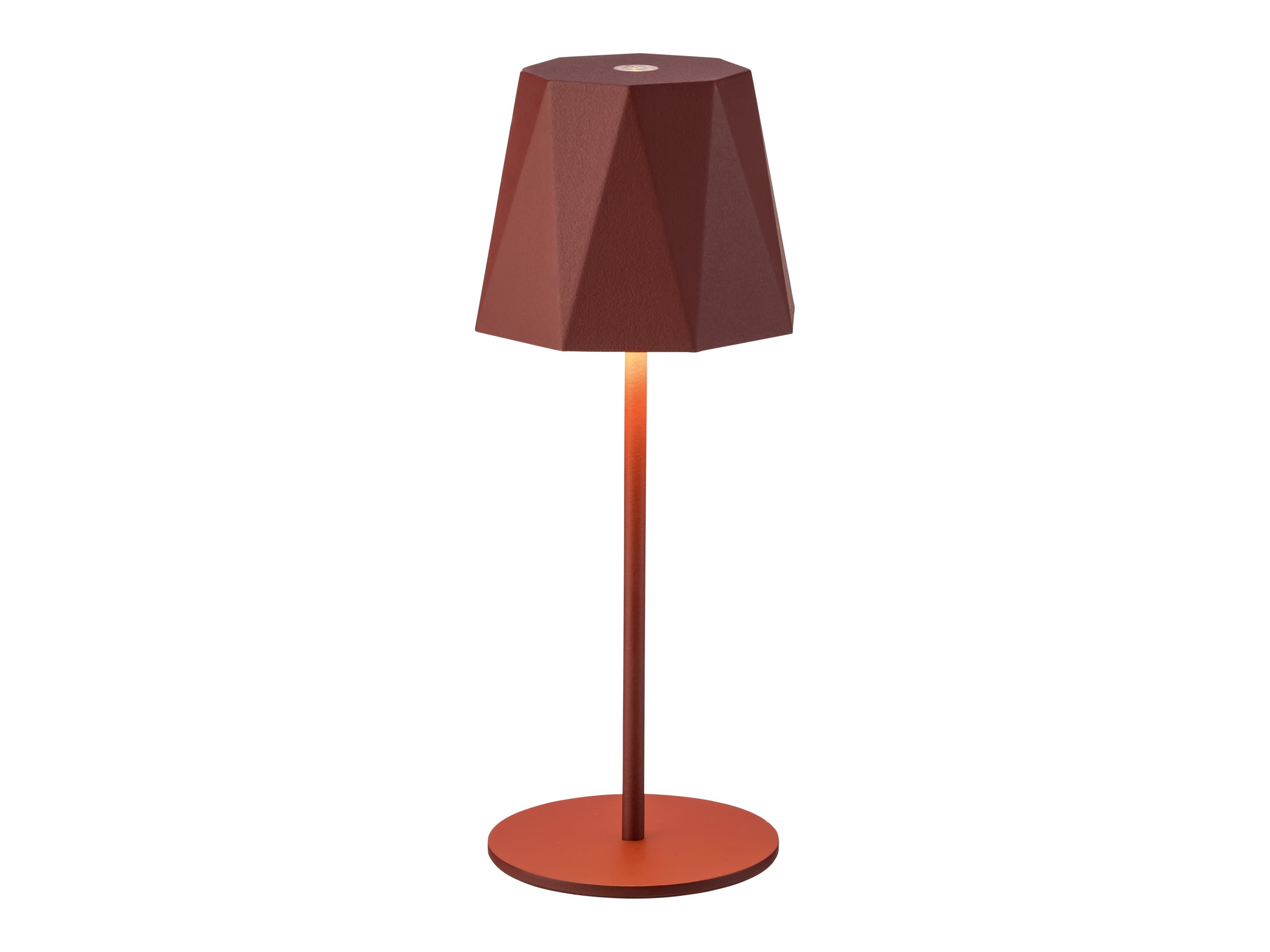 LIVARNO home Aku LED stolná lampa (červená)