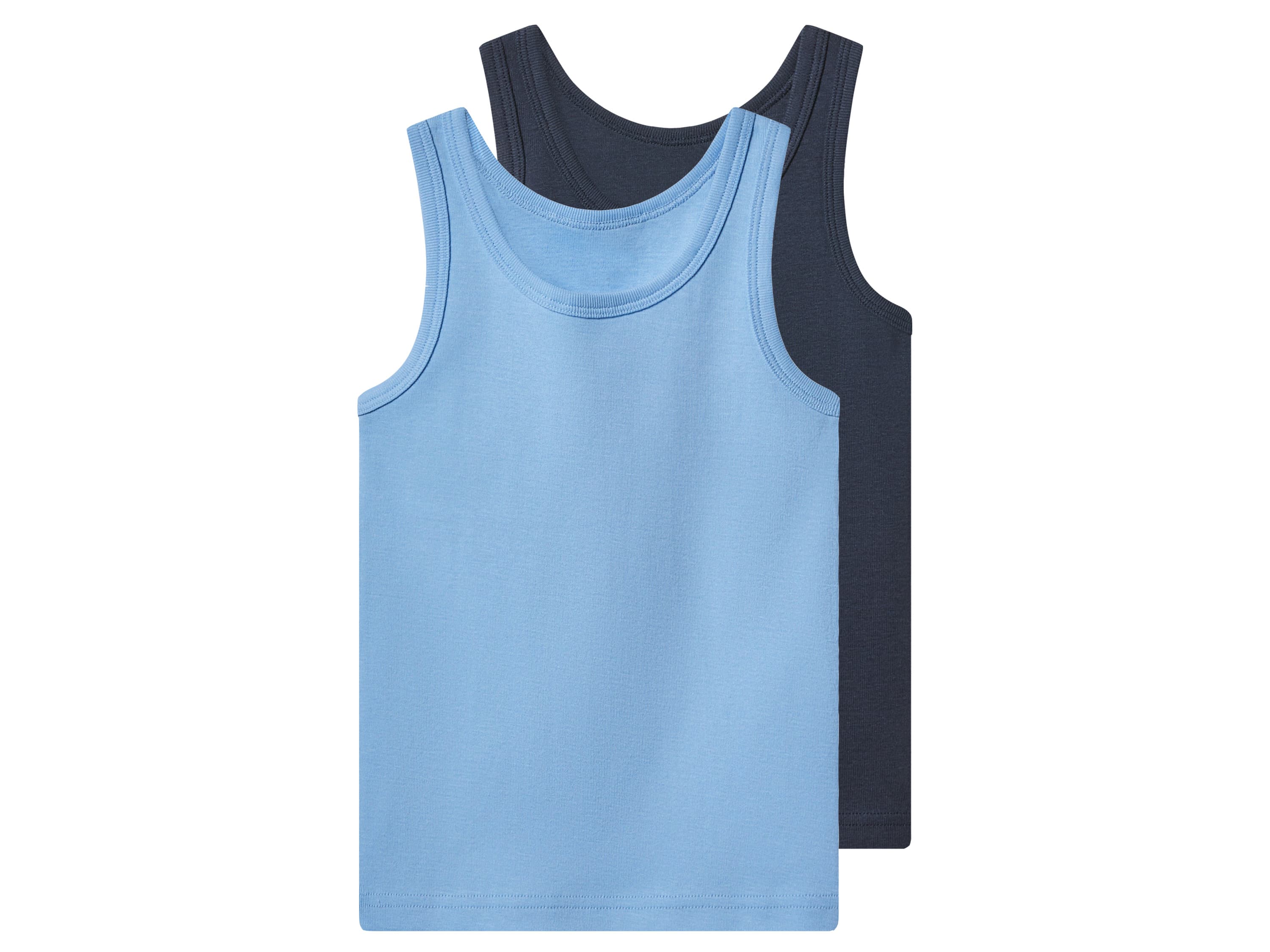 lupilu® Chlapčenské tielko, 2 kusy (navy modrá/bledomodrá, 122/128) 1