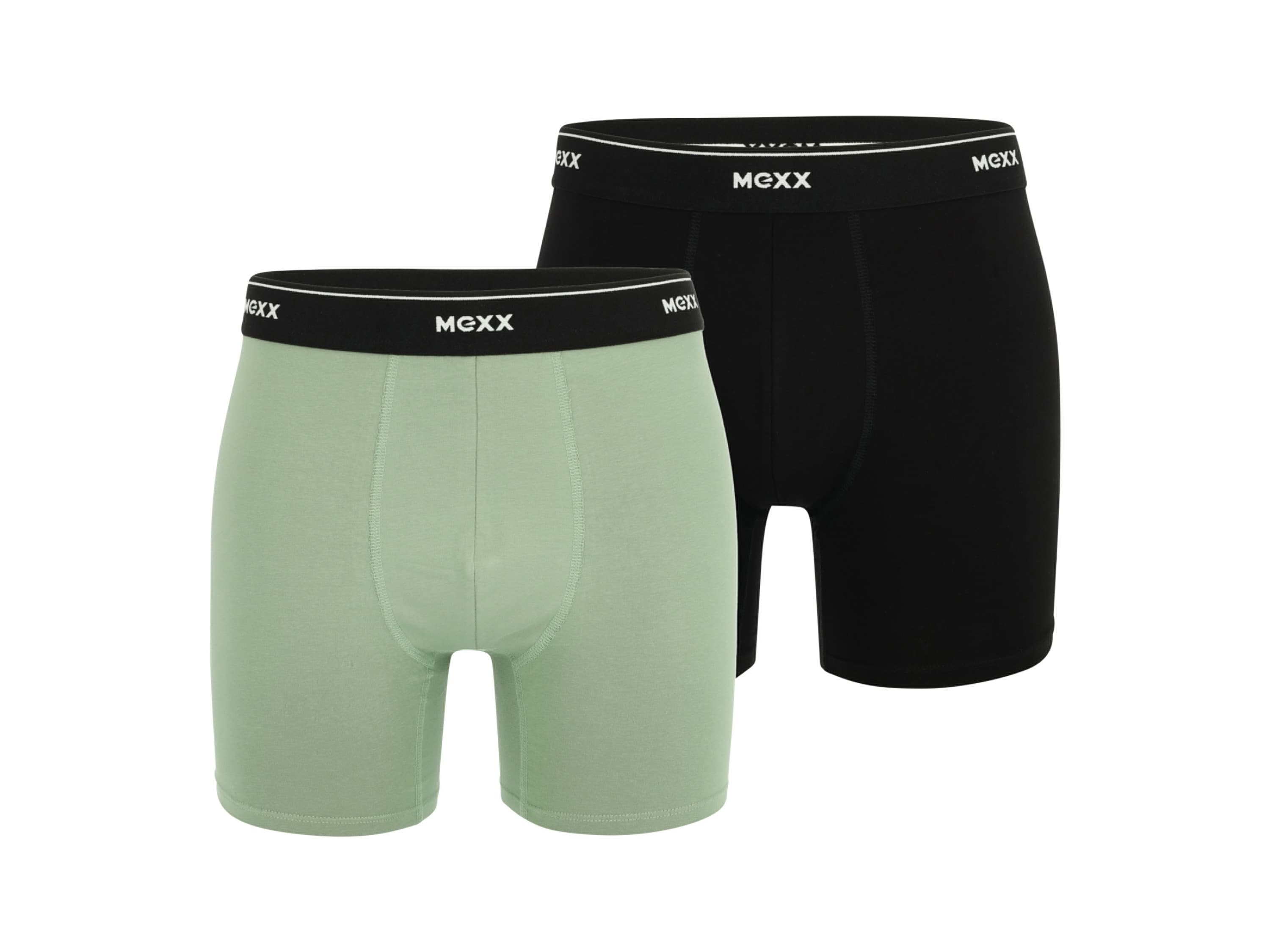 MEXX Pánske boxerky, 2 kusy (čierna/zelená, M)