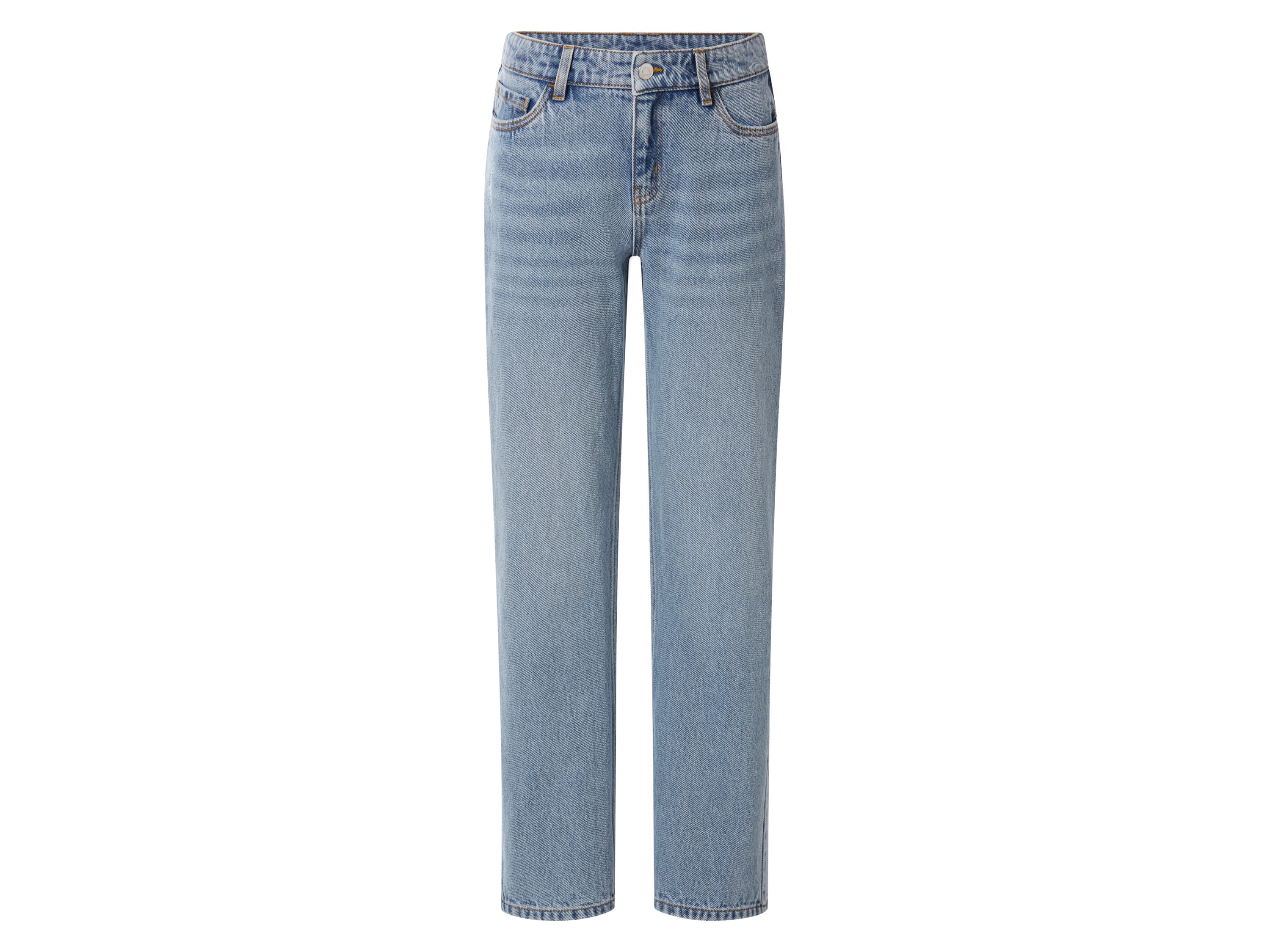 ESMARA KIDS Dievčenské rifle Straight Fit (bledomodrá, 164)