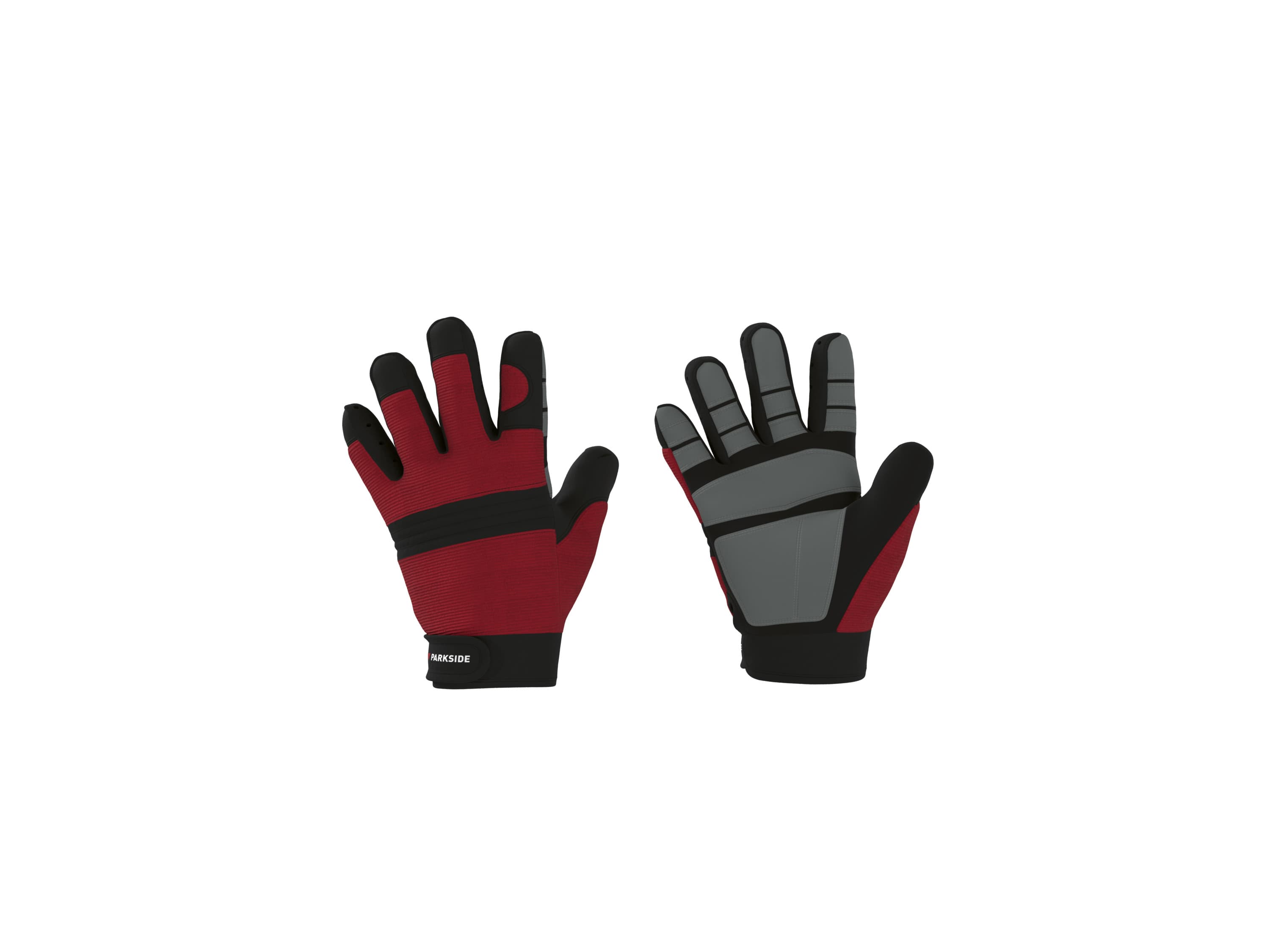PARKSIDE® Pracovné rukavice (červená/čierna, 9)