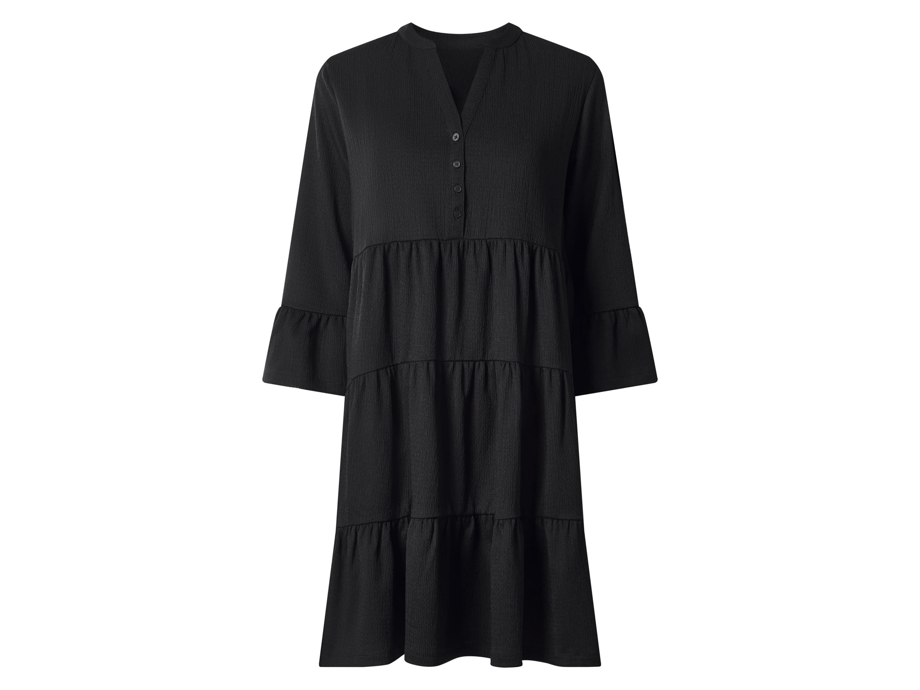 ESMARA® Dámske tunikové šaty (čierna, S (36/38)) 1