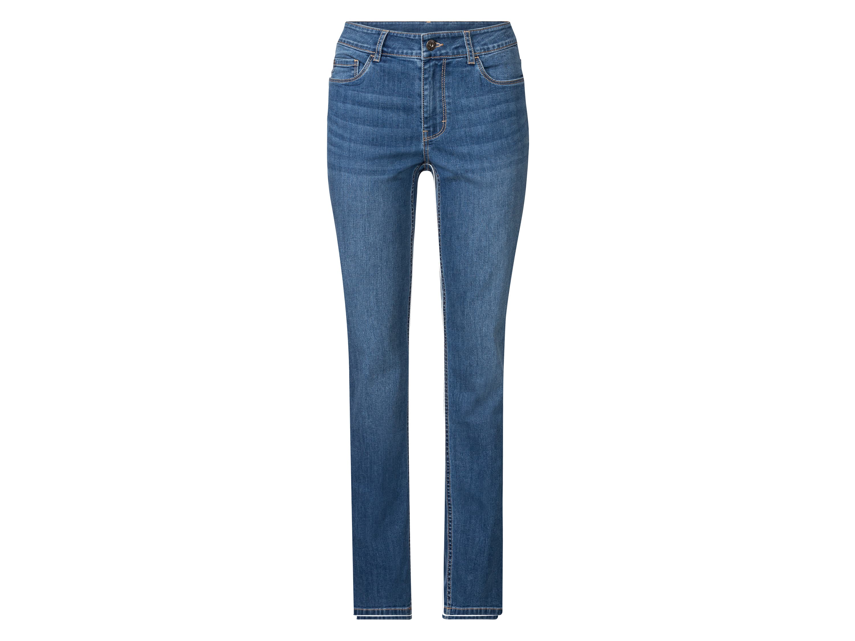 esmara® Dámske rifle „Slim Fit" (normálna dĺžka, 36, bledomodrá) 1