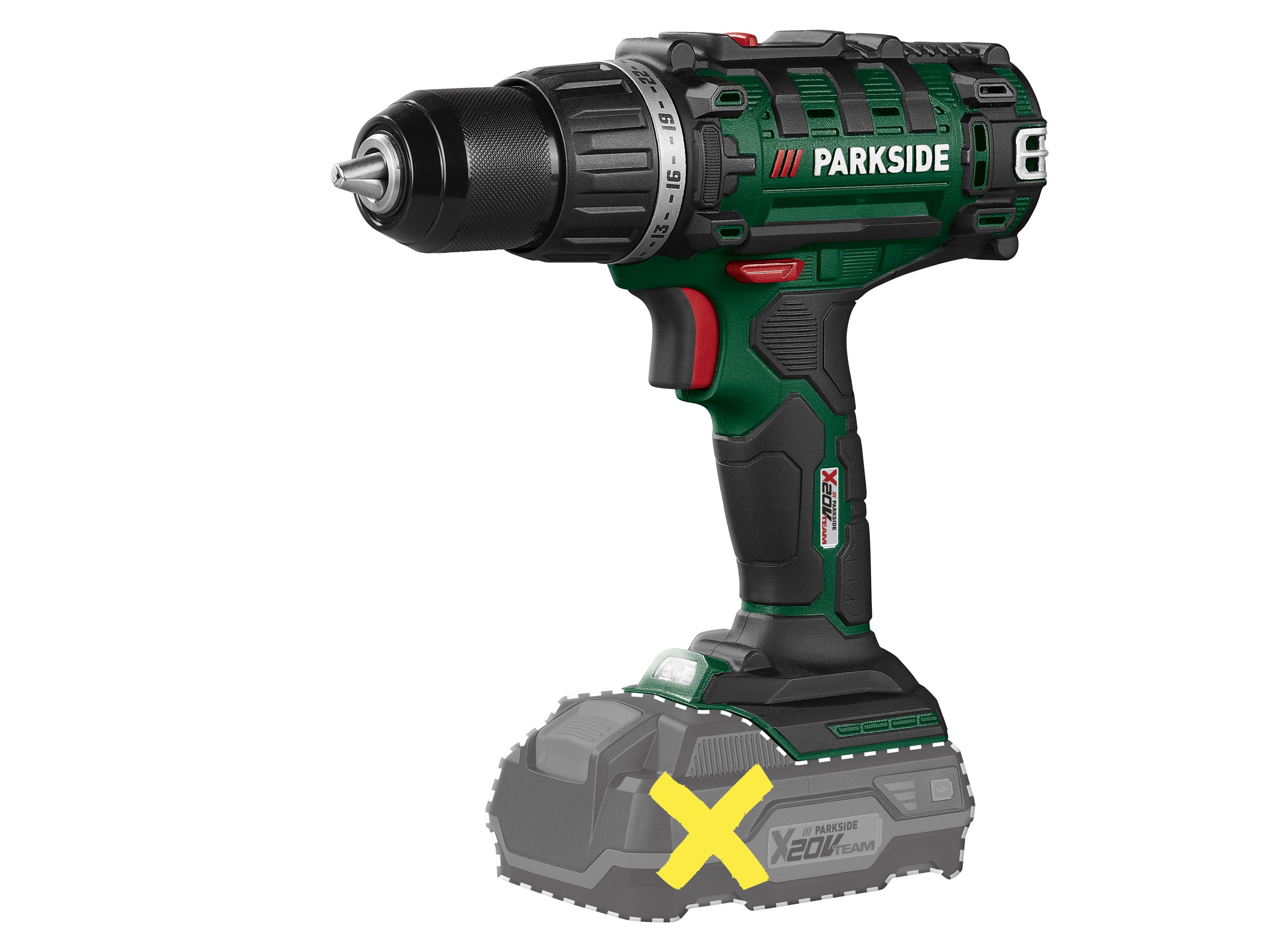 PARKSIDE® Aku vŕtací skrutkovač PABS 20 Li I9 - bez akumulátora 1