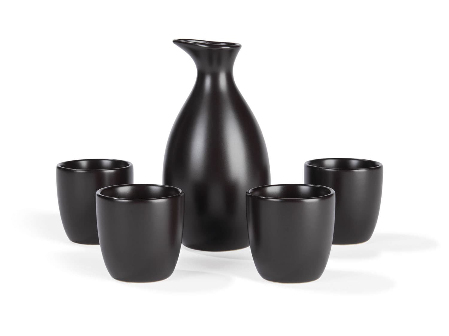 ERNESTO® Sake súprava, 5-dielna (čierna) 1