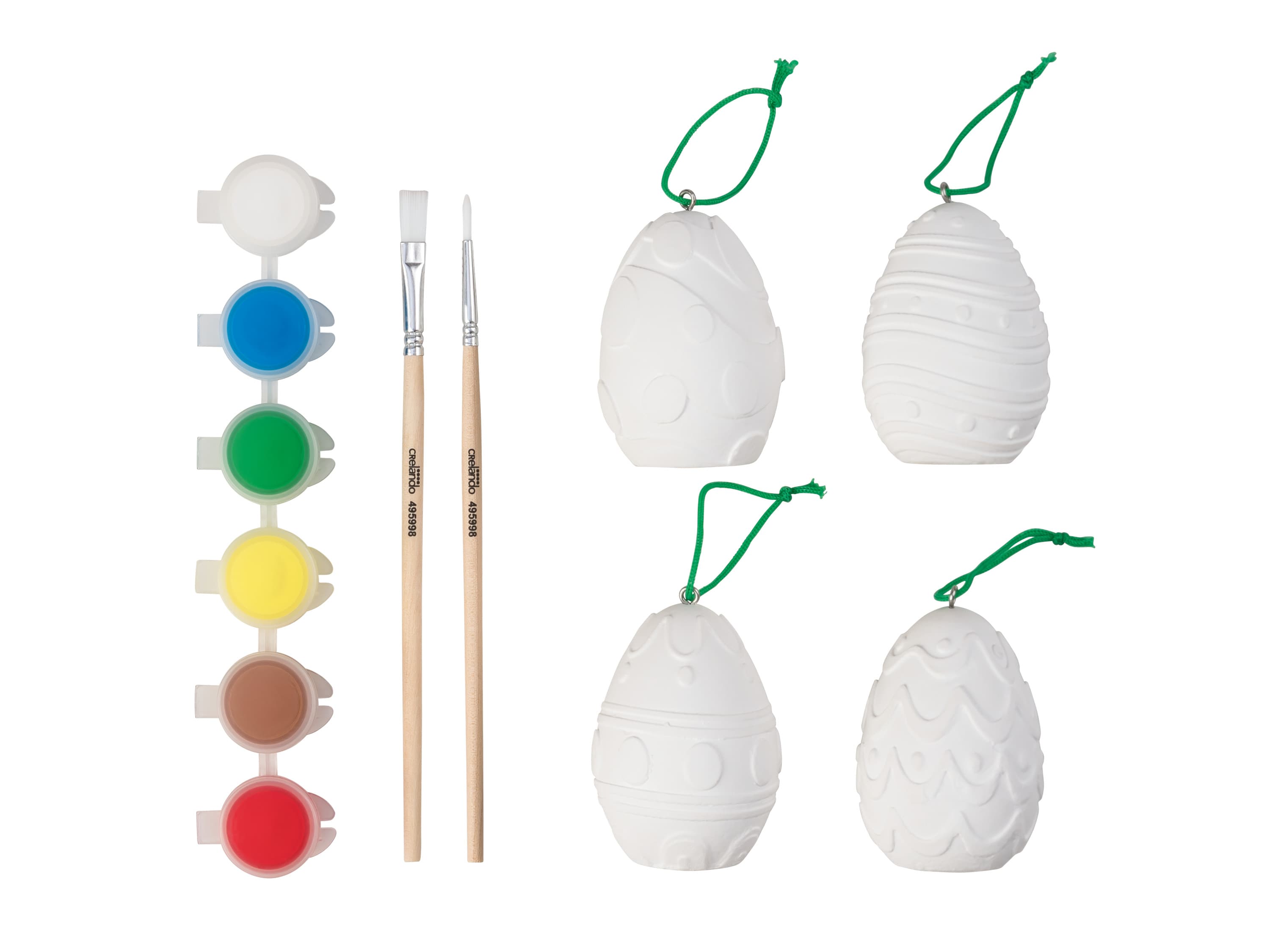 crelando® Veľkonočné figúrky na pomaľovanie (veľkonočné figúrky, veľkonočné vajíčka)
