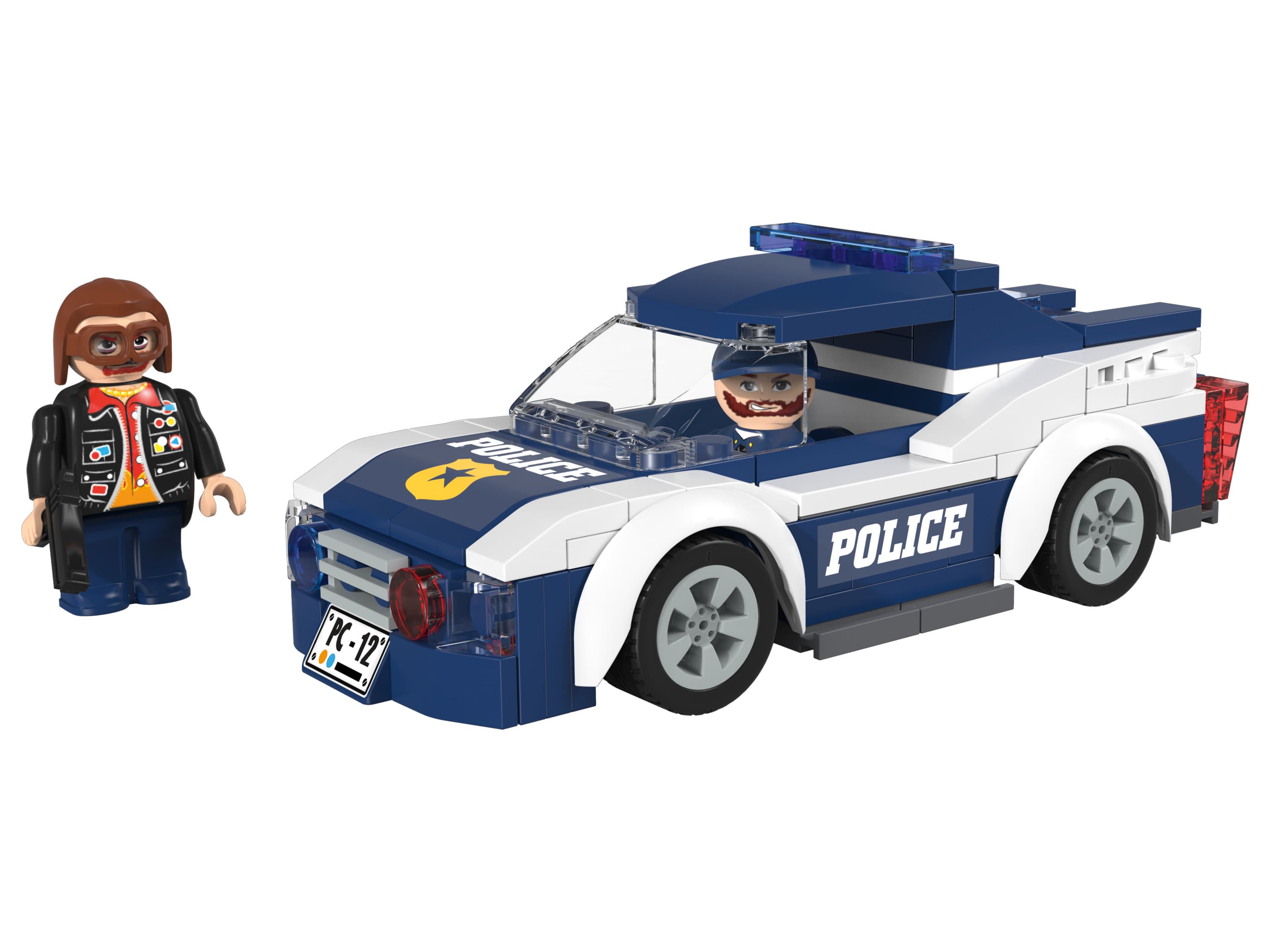 Playtive Clippys Stavebnica S (policajné auto) 1