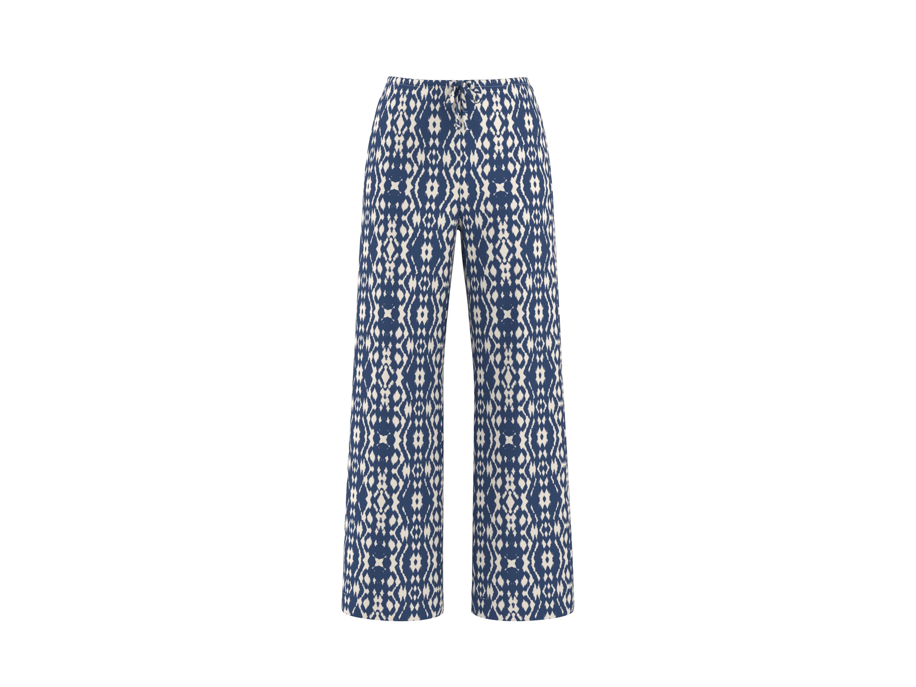 ESMARA® Dámske široké nohavice (modrá, S (36/38)) 1