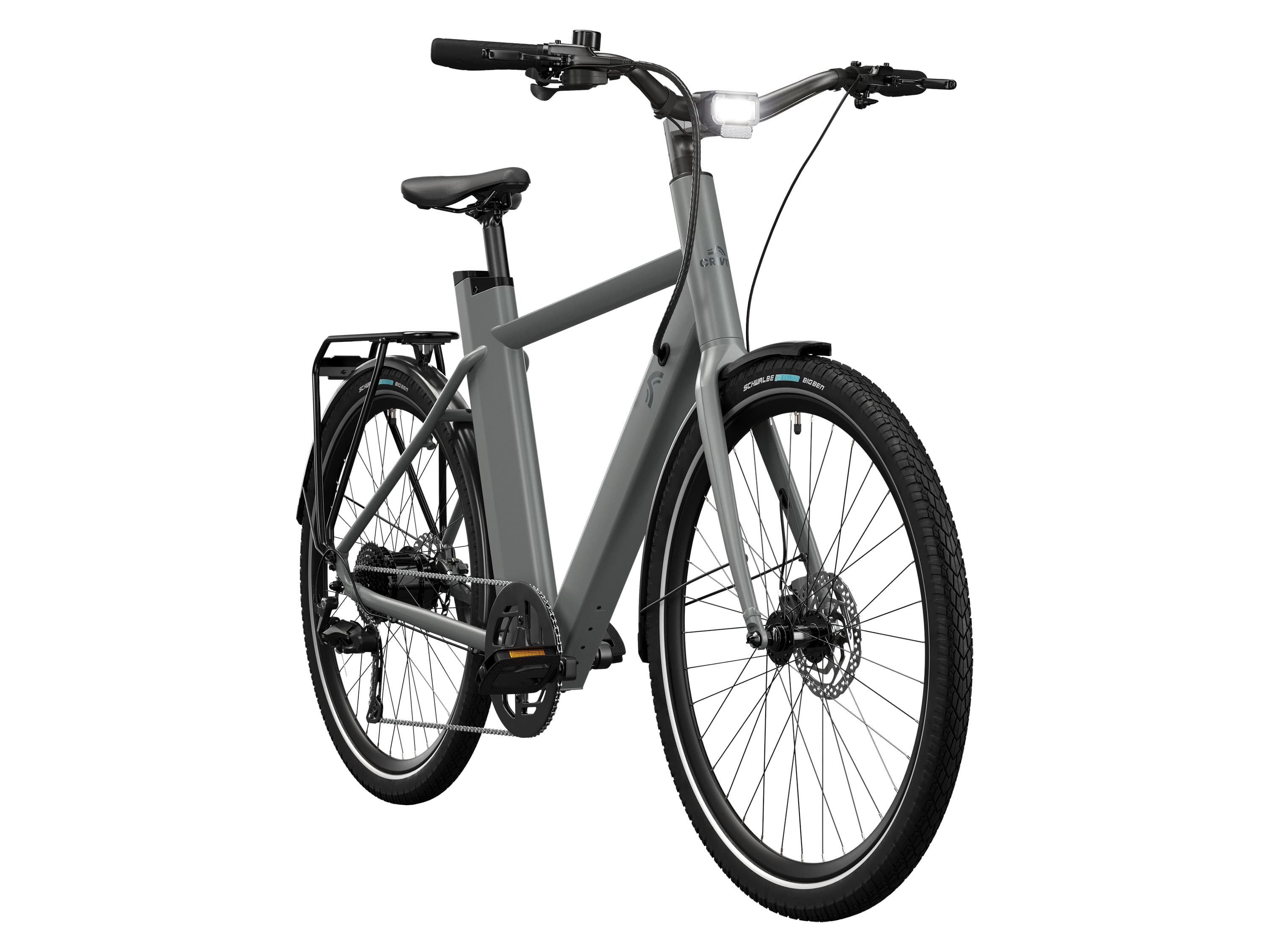 CRIVIT Mestský elektrobicykel X.3 Shimano CUES (sivá) 1