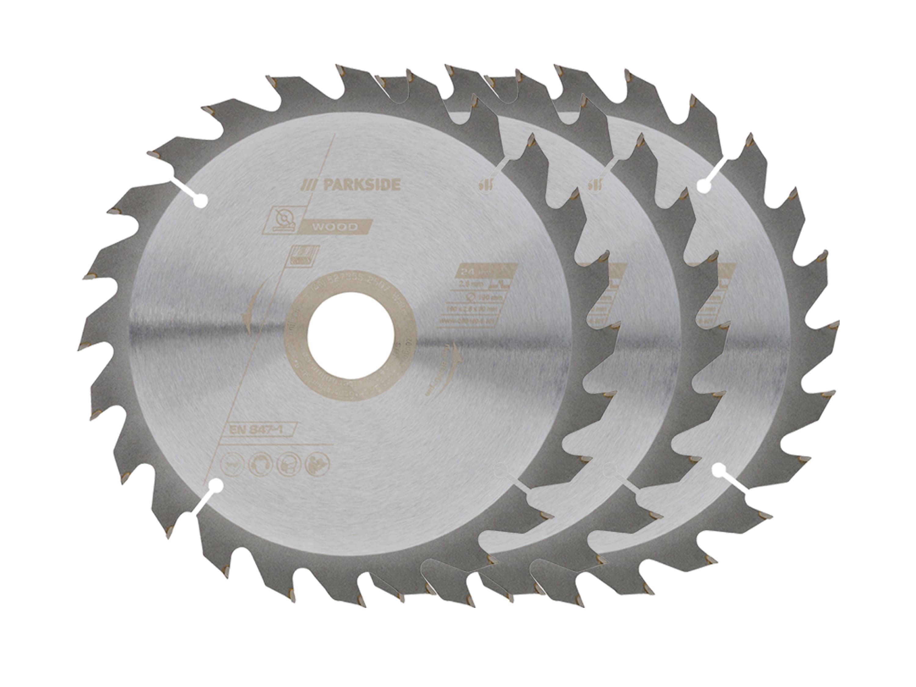 PARKSIDE® Súprava pílových kotúčov (190 mm, 3 kusy) 1
