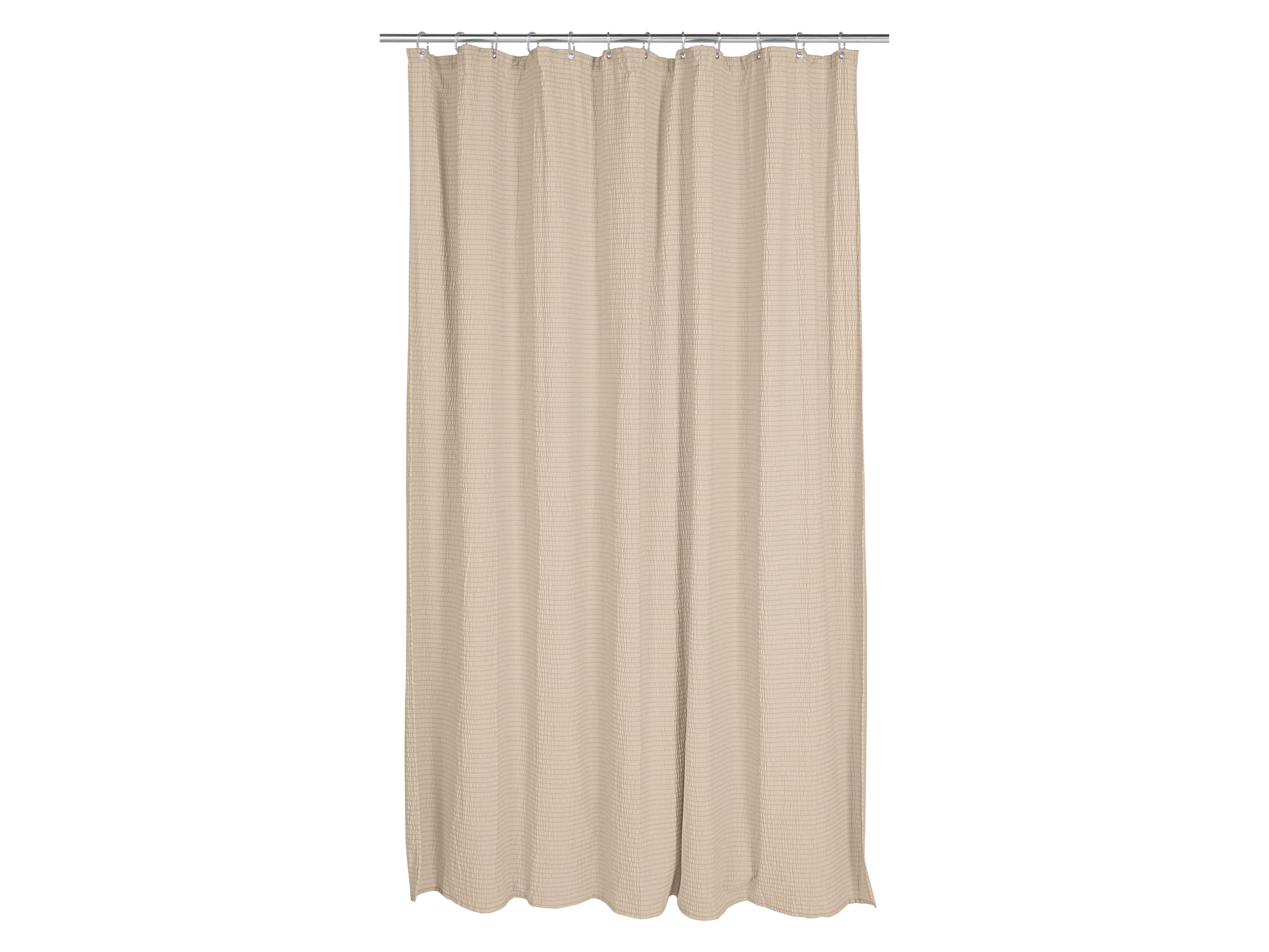 LIVARNO® Sprchový záves Seersucker Premium, 180 x 200 cm (béžová) 1