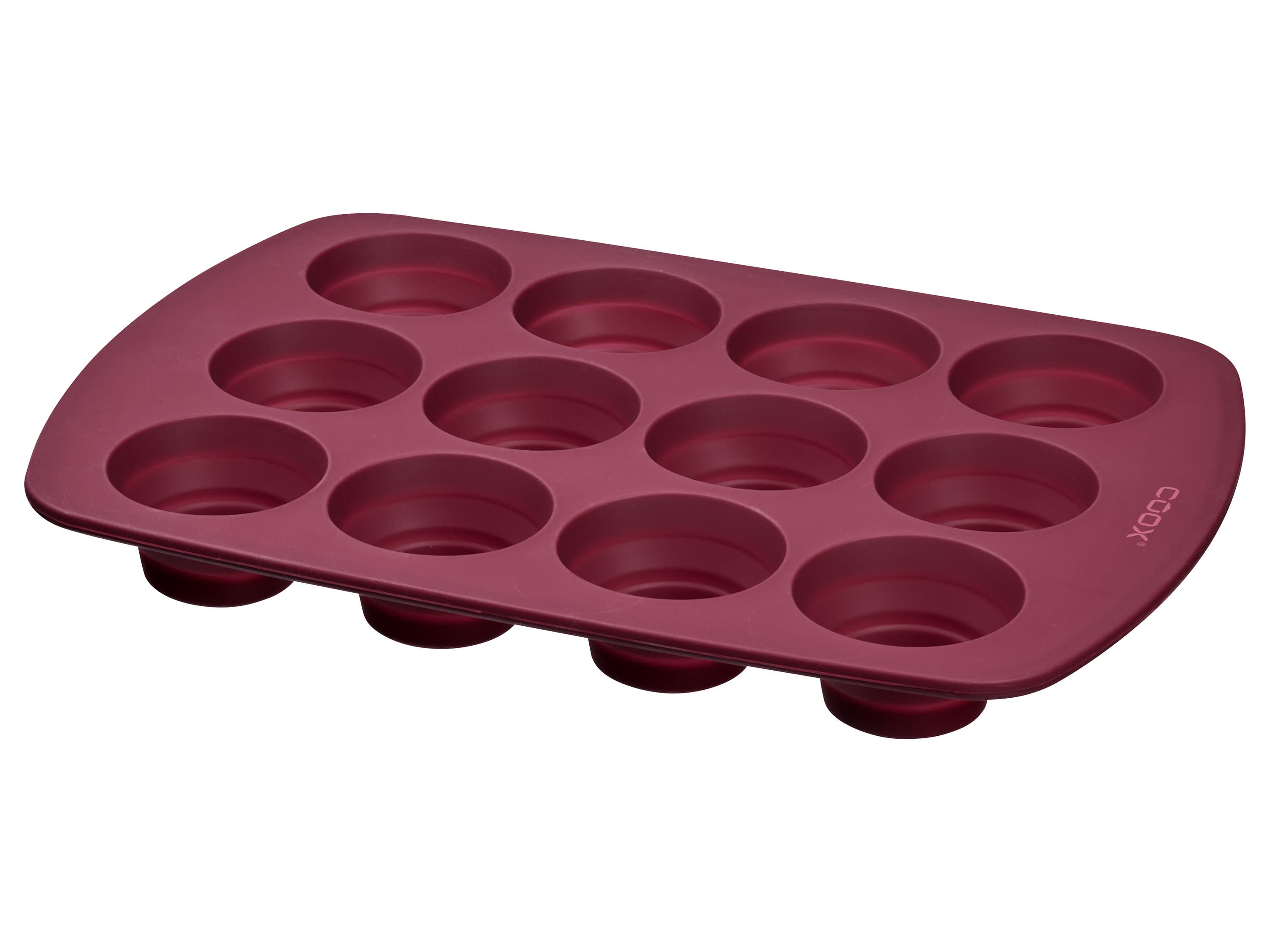 Coox Silikónová forma na muffiny (červená) 1