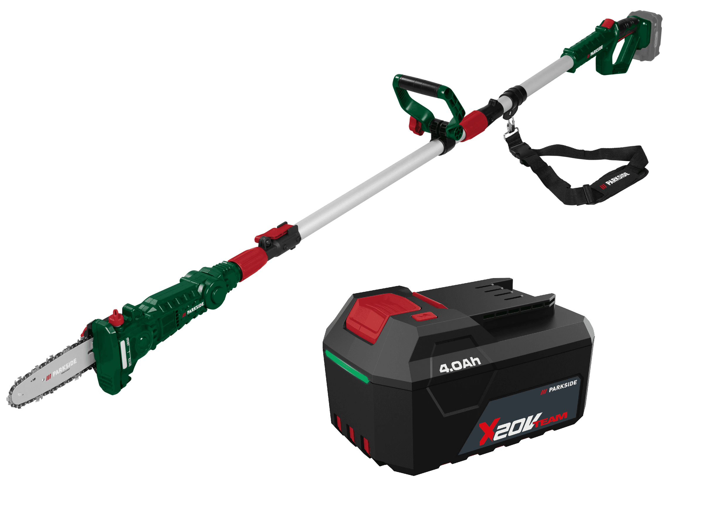 PARKSIDE® Aku odvetvovač 20 V PAHE E6  + Akumulátor 20 V/4 Ah 1
