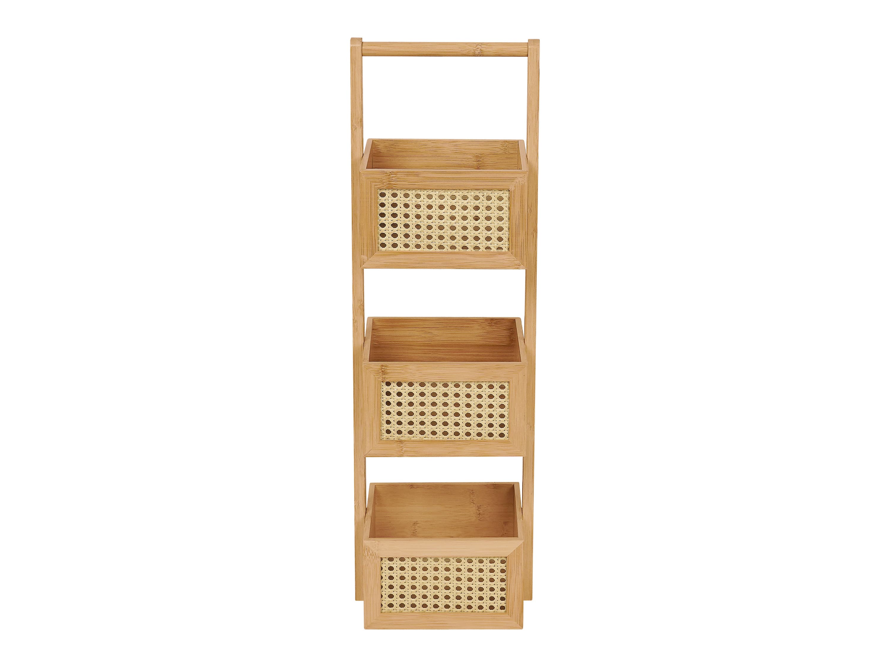 LIVARNO® Bambusový kúpeľňový regál (prírodná) 1