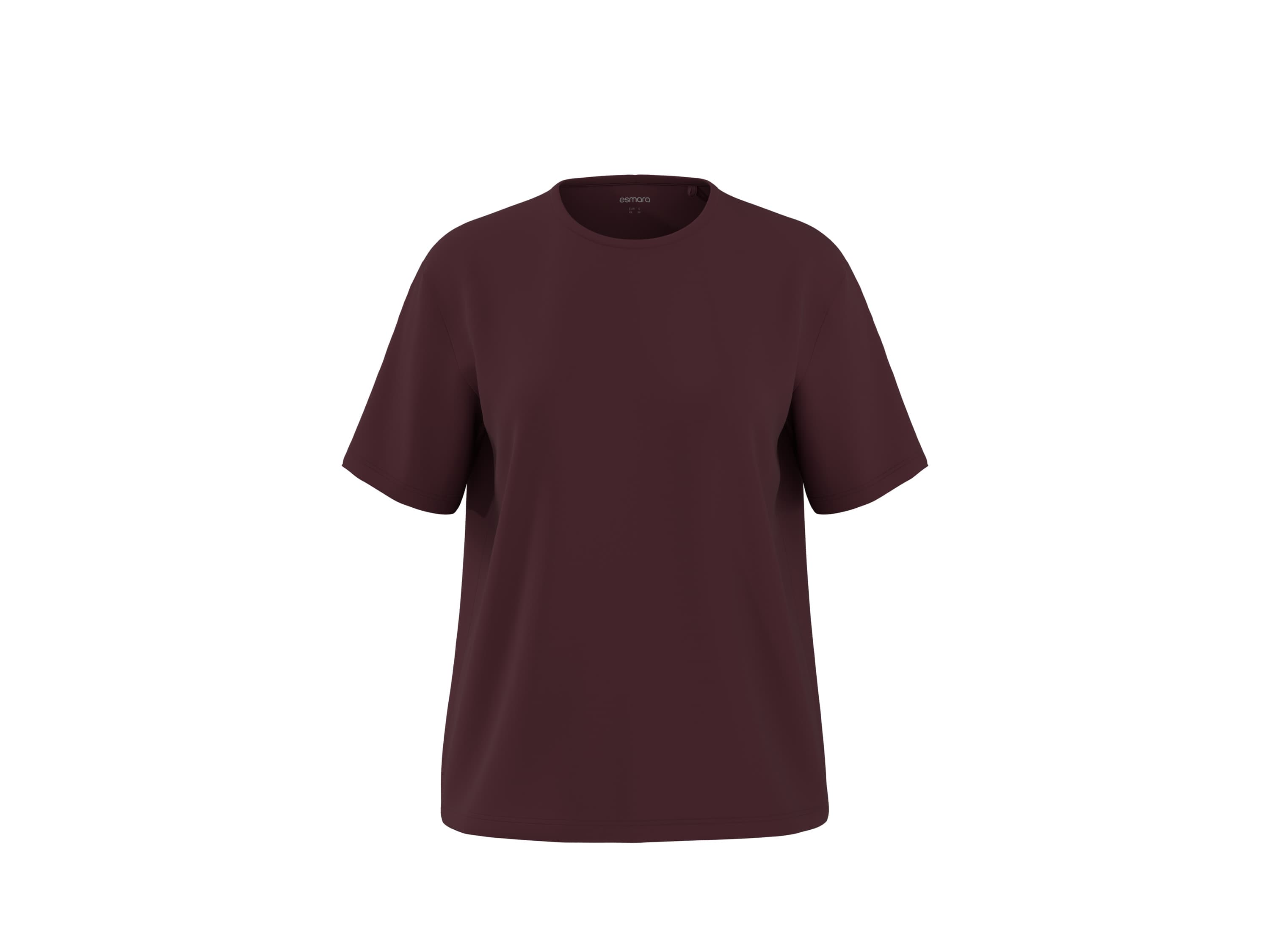 ESMARA® Dámske tričko (bordová, S (36/38))