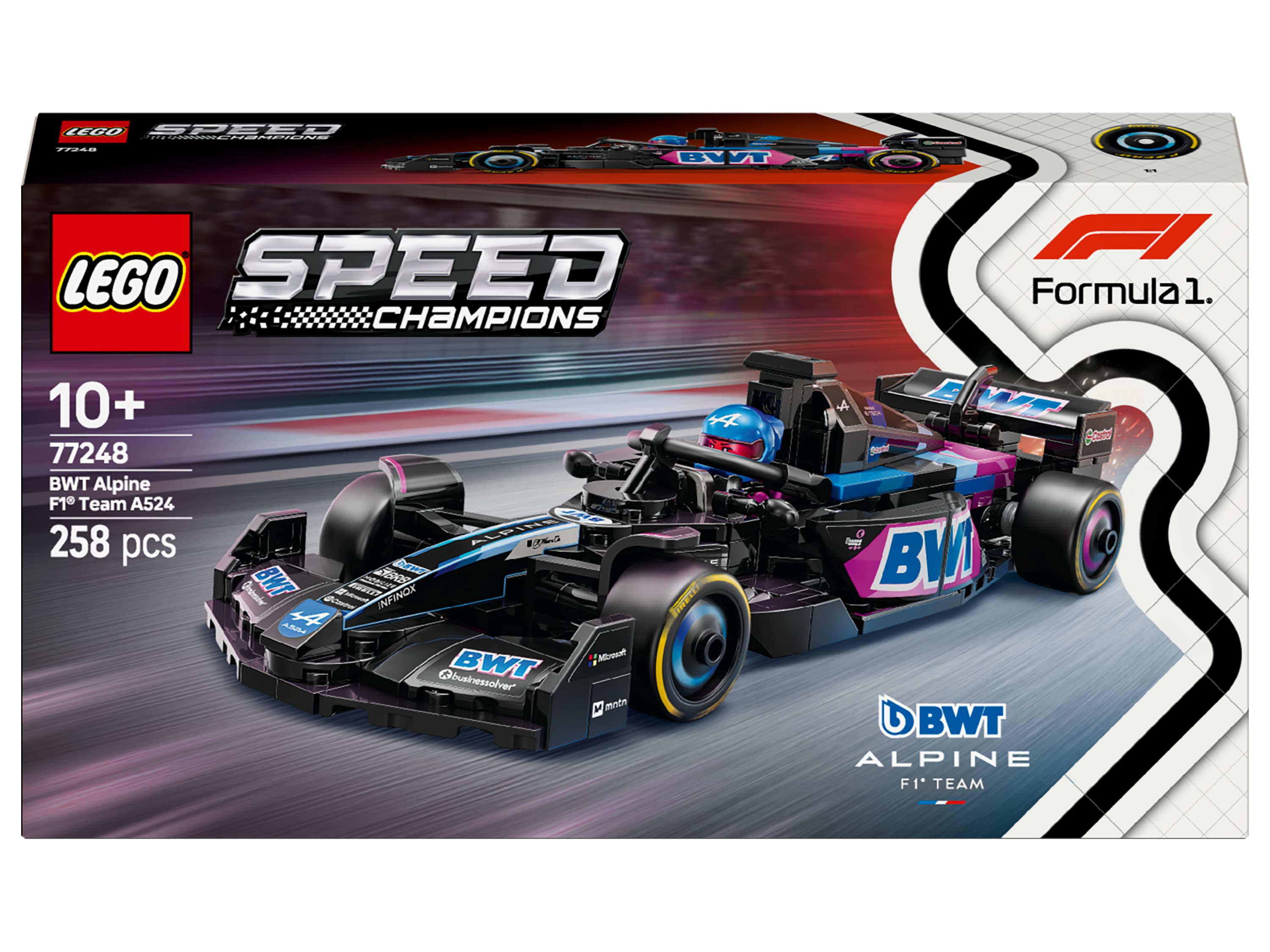 LEGO® SPEED CHAMPIONS 77248 Pretekárske auto BWT Alpine F1® Team A524