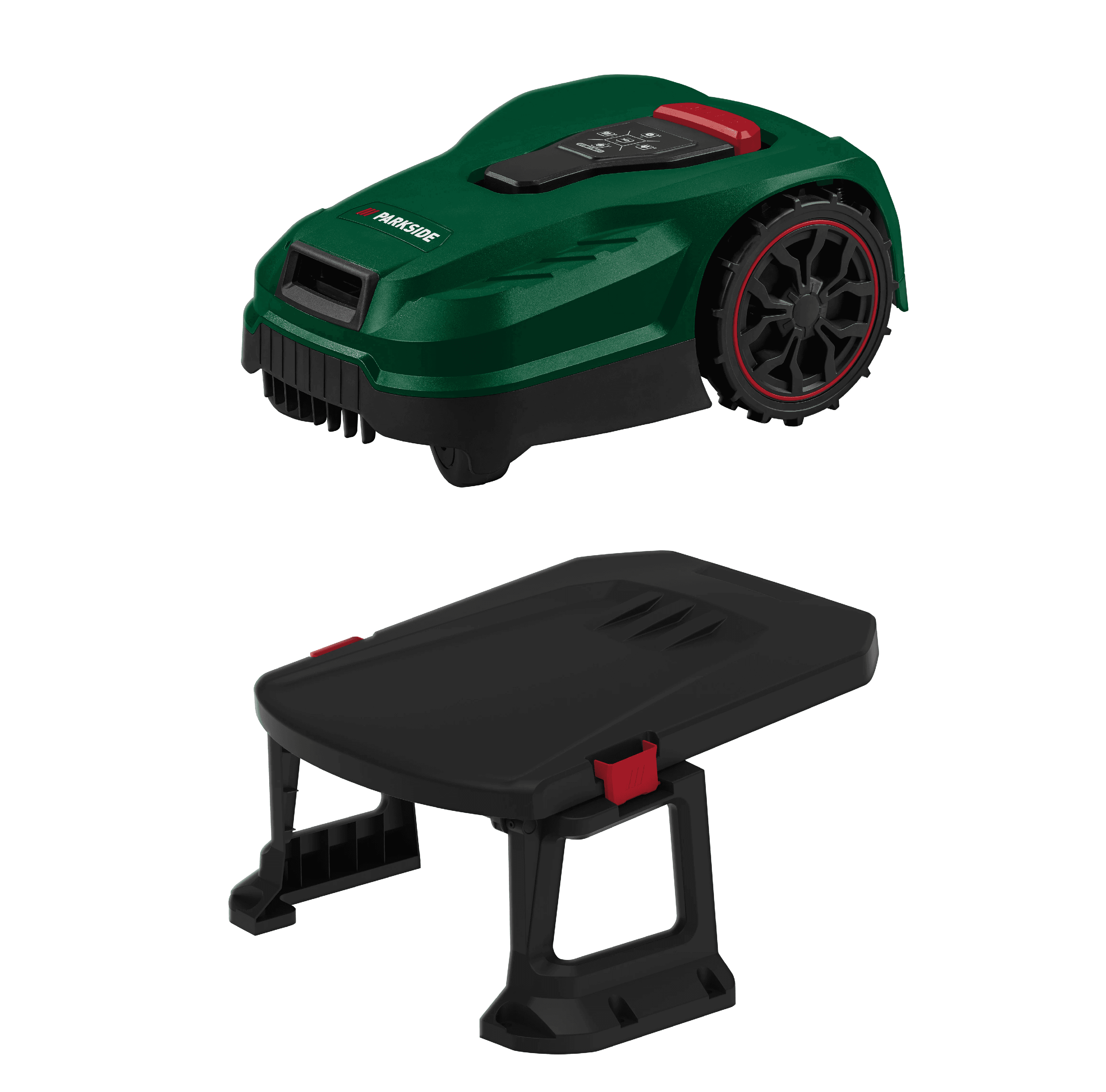 PARKSIDE® Robotická kosačka City Smart PAMRC 250 A1 20 V + Garáž pre robotickú kosačku PUMRG A1
