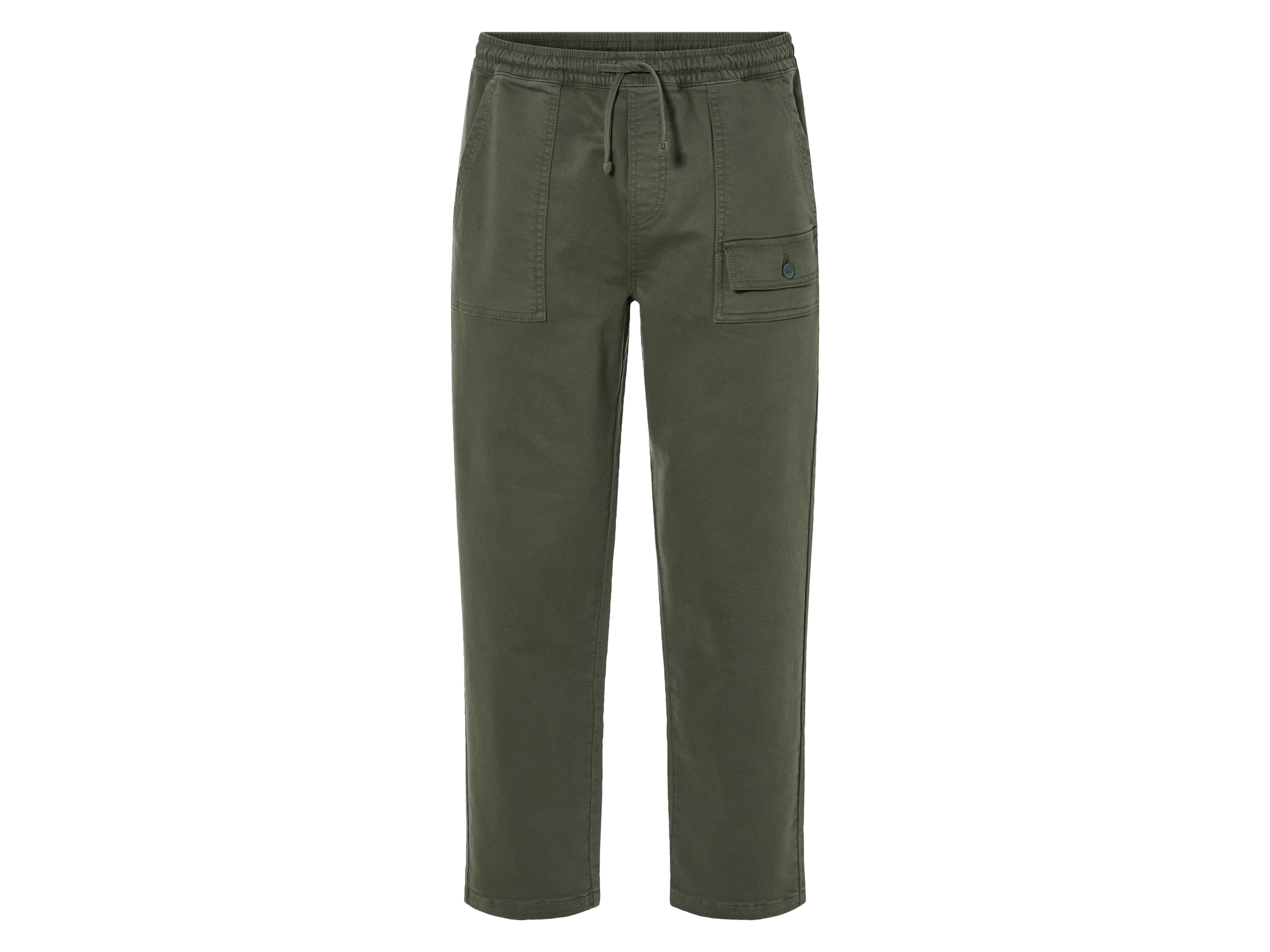 LIVERGY® Pánske cargo nohavice (M (48/50), zelená)