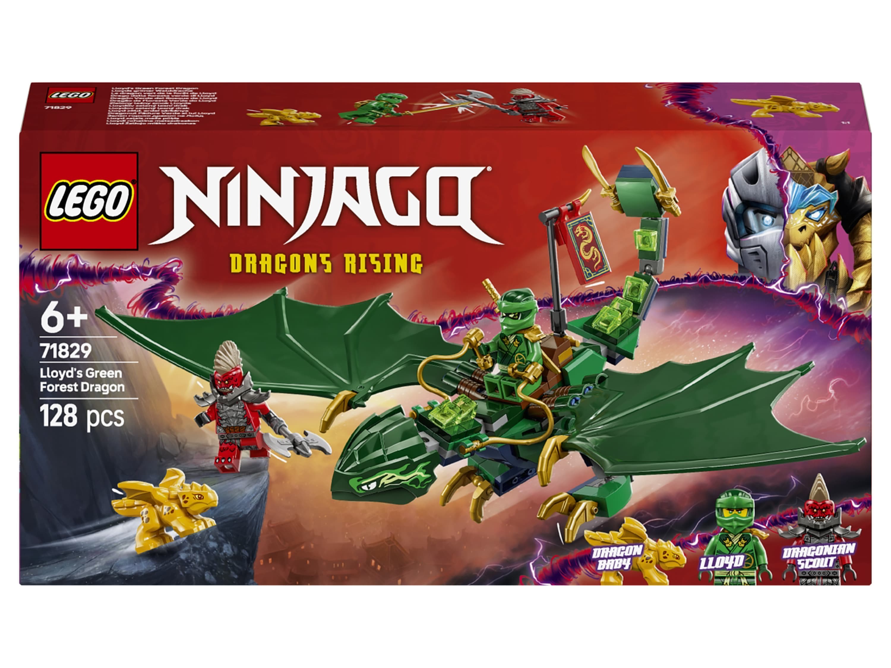 LEGO® NINJAGO 71829 Lloydov zelený lesný drak 1