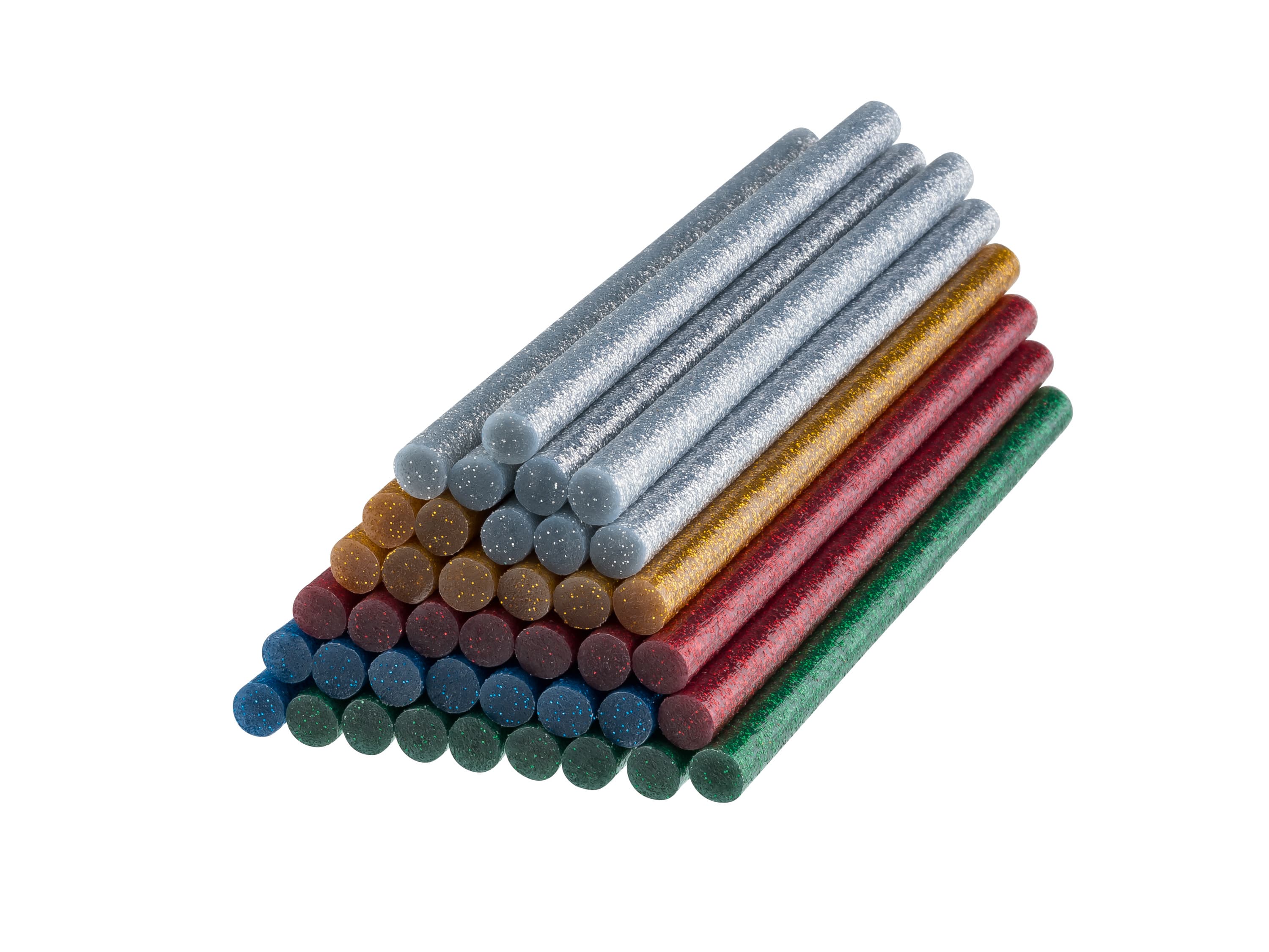 PARKSIDE® Nízkoteplotné lepiace tyčinky, 40 kusov (trblietavá)