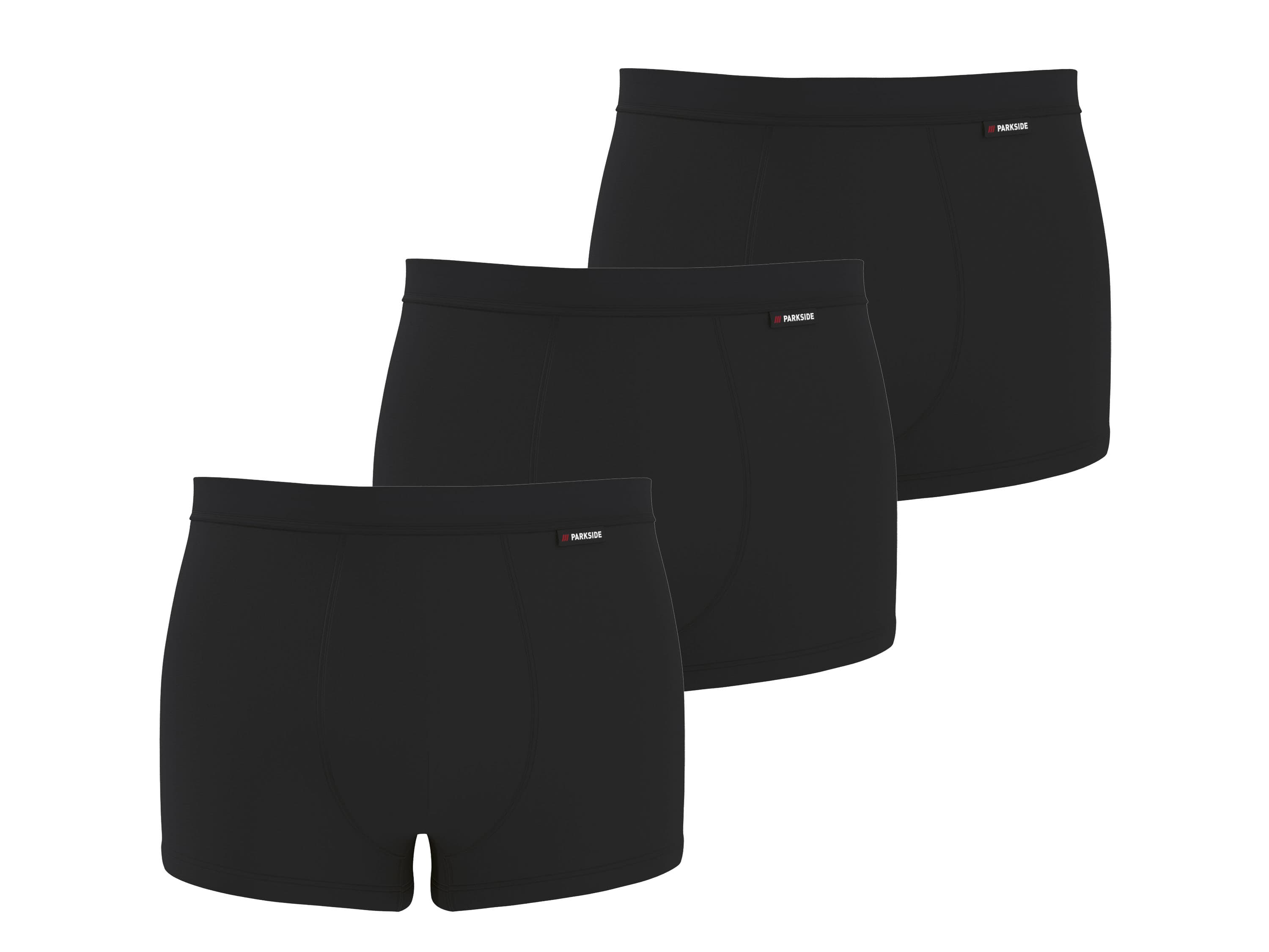 PARKSIDE® Pánske funkčné boxerky, 3 kusy (čierna, 5/M)