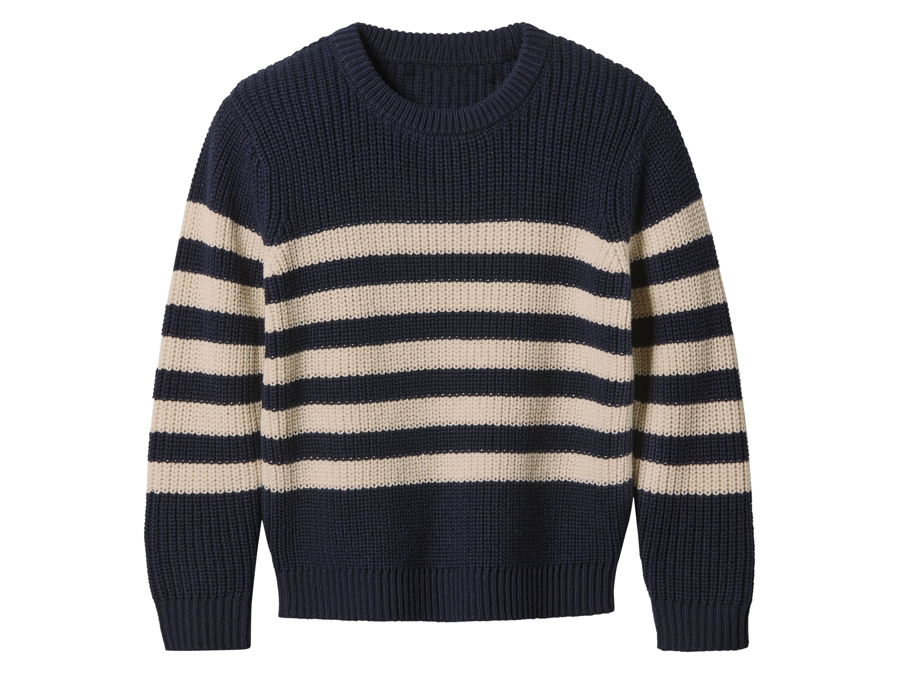 lupilu® Chlapčenský pletený pulóver (navy modrá/béžová, 122/128) 1