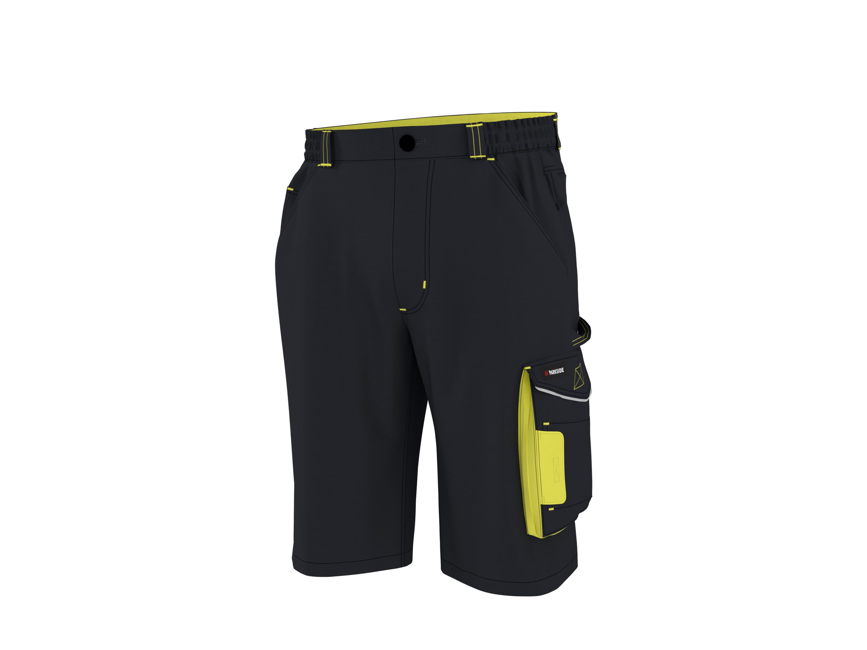 PARKSIDE® Pánske pracovné šortky (čierna, 50) 1