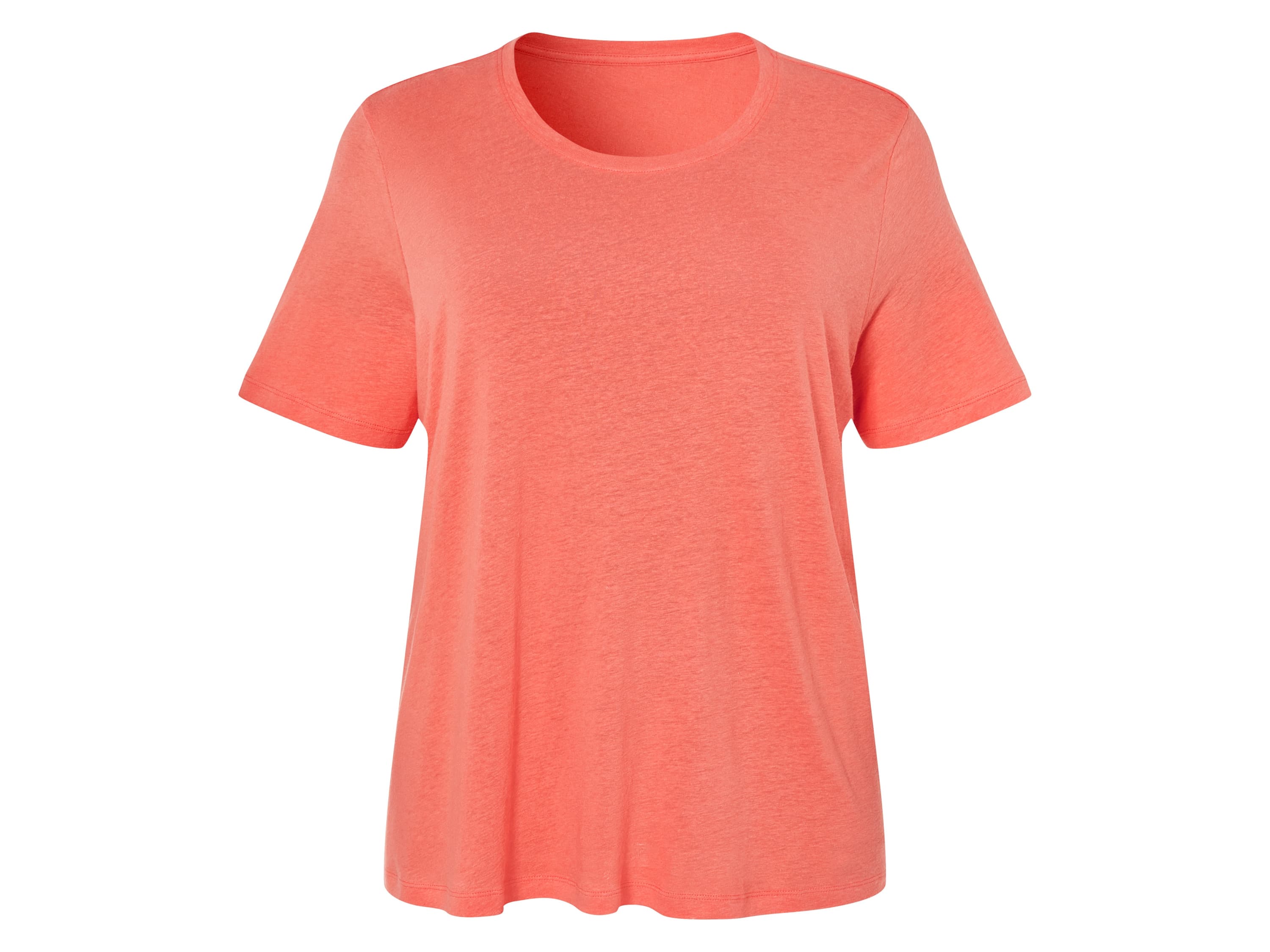 esmara® Dámske ľanové tričko XXL (koralová, 3XL (56/58)) 1