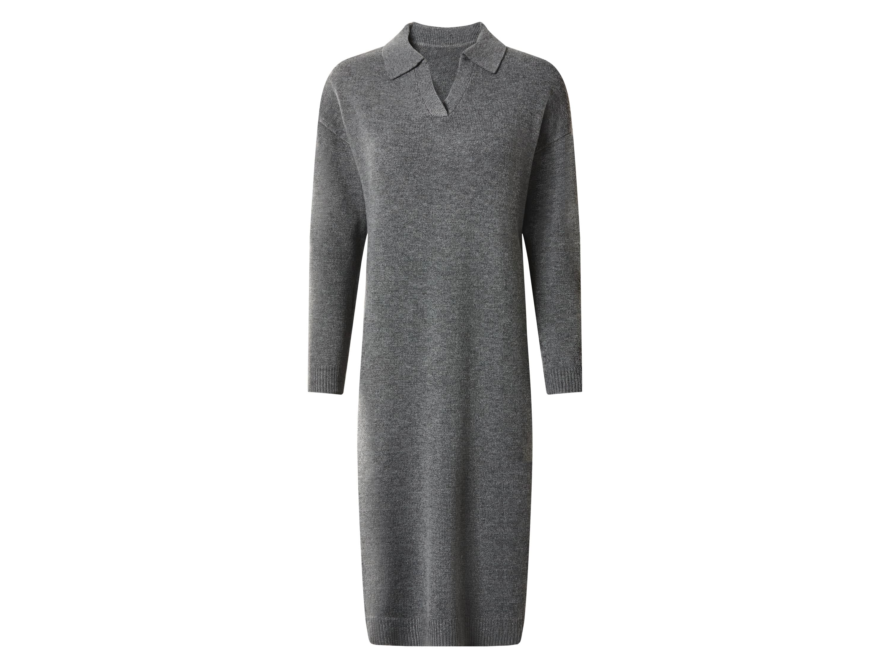 esmara® Dámske pletené šaty (sivá, XS (32/34)) 1