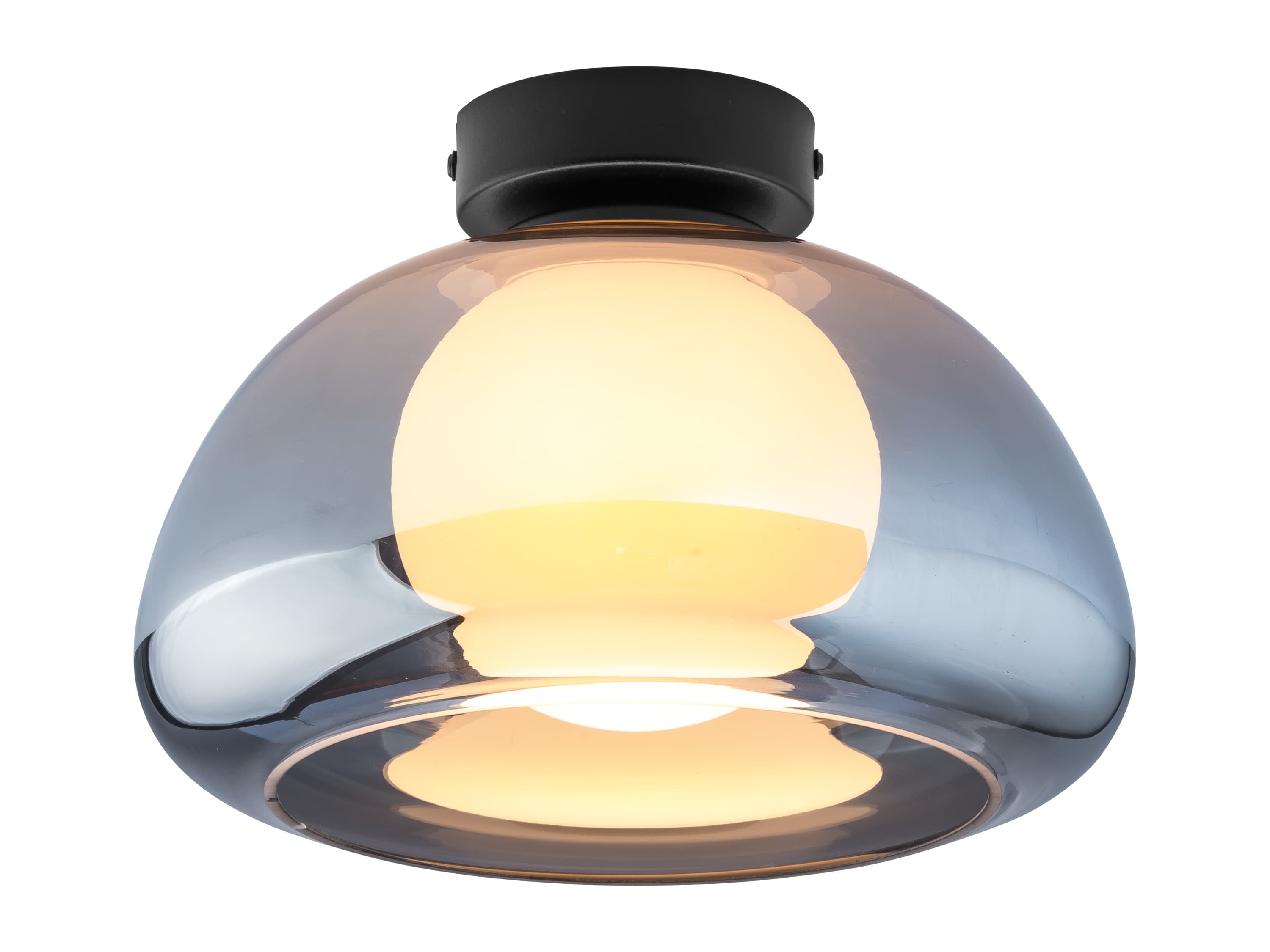 LIVARNO home Nástenná a stropná LED lampa (sivé sklo) 1