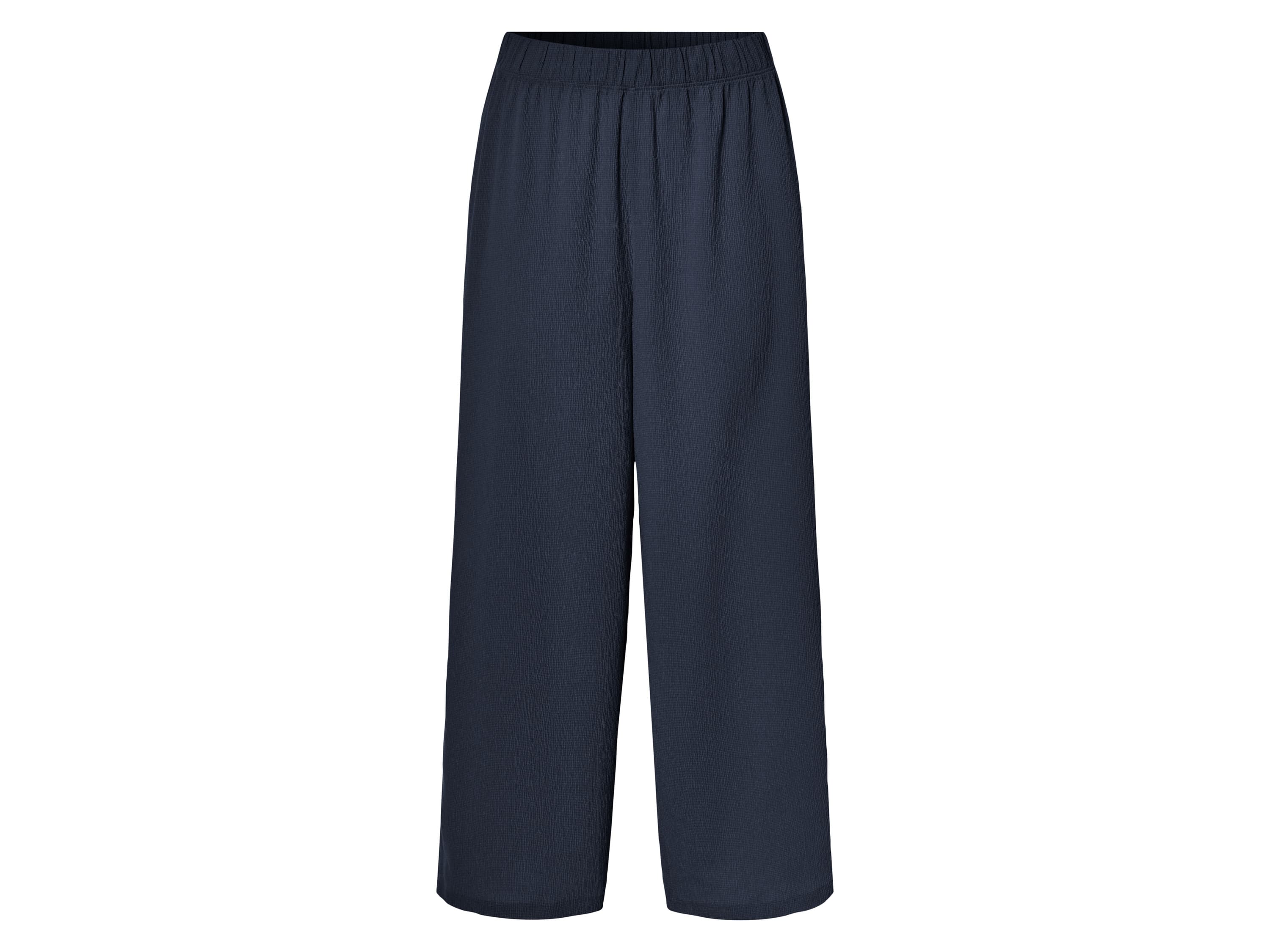 esmara® Dámske nohavice „Wide Leg“ (navy modrá, S (36/38)) 1