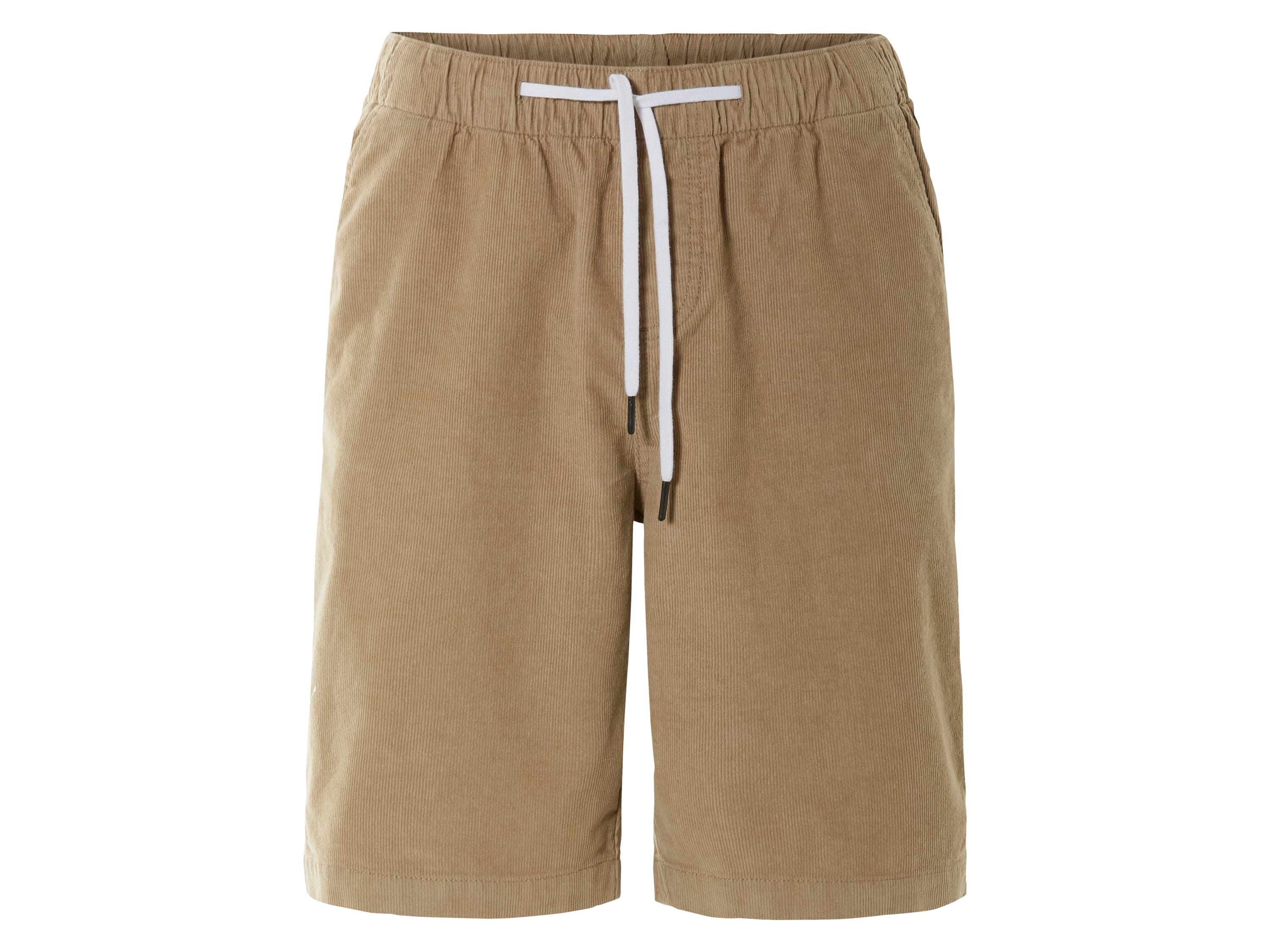 LIVERGY® Pánske kordové šortky (béžová, S (44/46)) 1