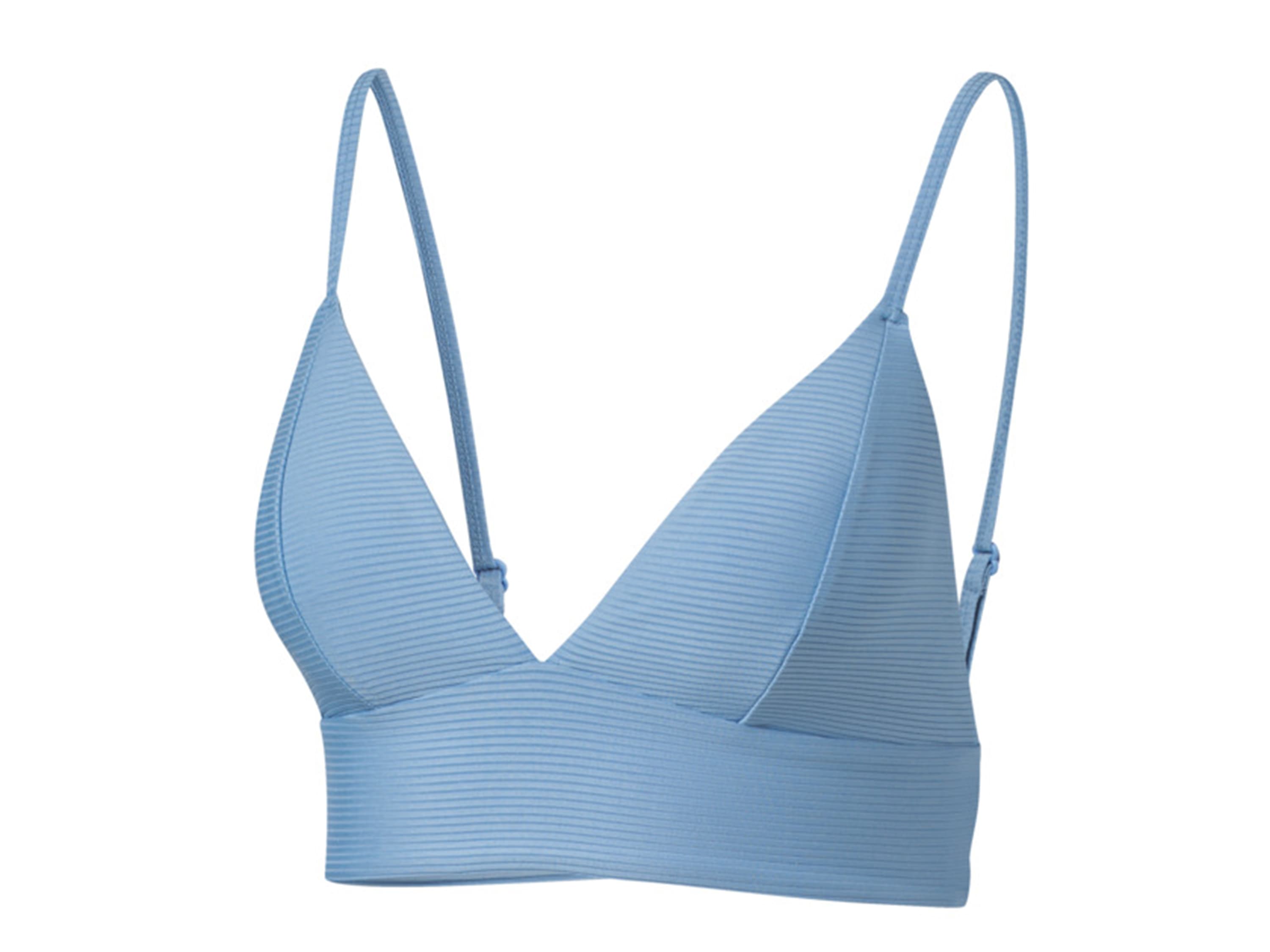 CRIVIT Dámske bikiny – vrchný diel (bledomodrá, 38)