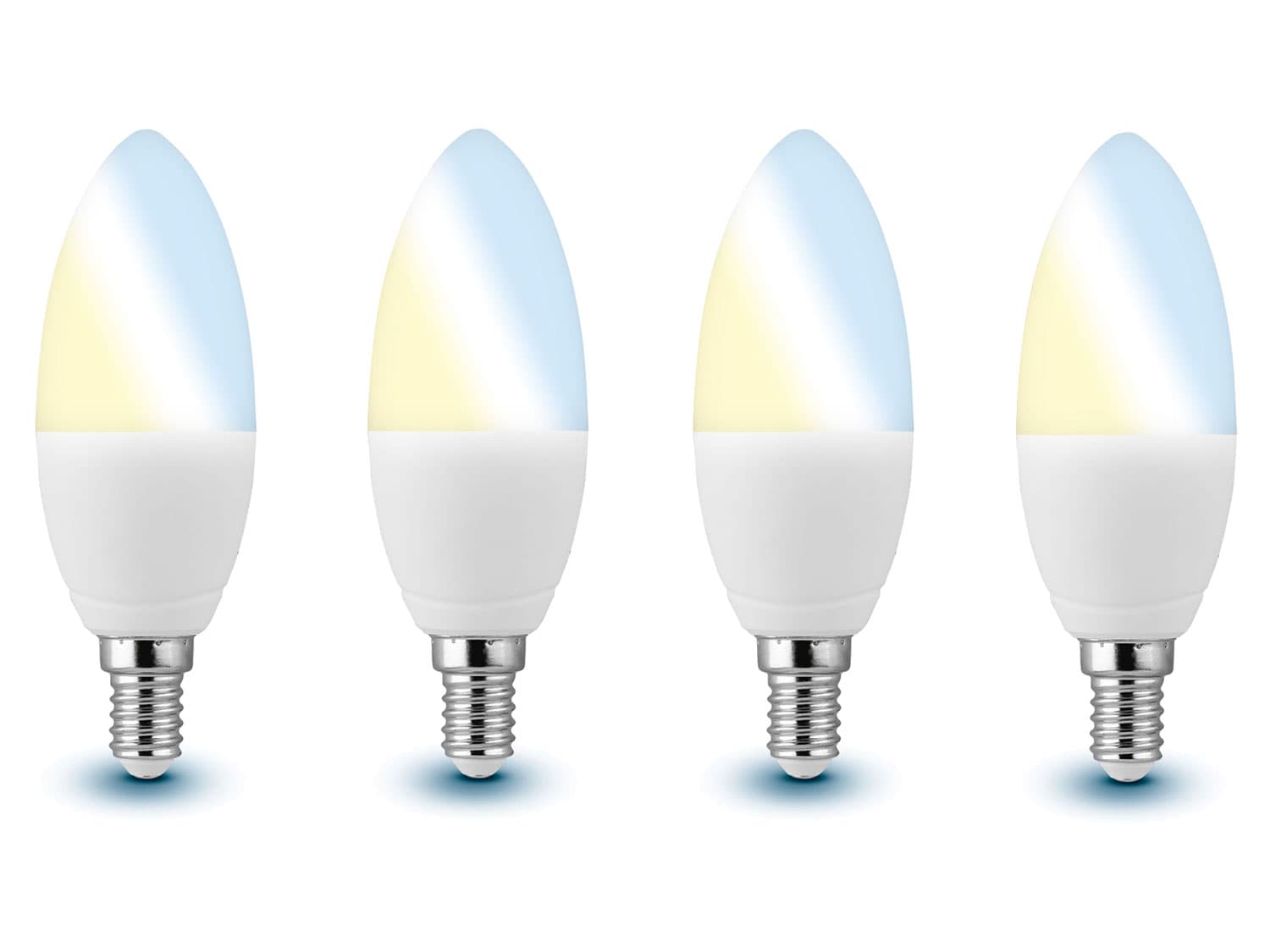 LIVARNO HOME LED žiarovka Zigbee Smart Home, sviečka, 4 kusy