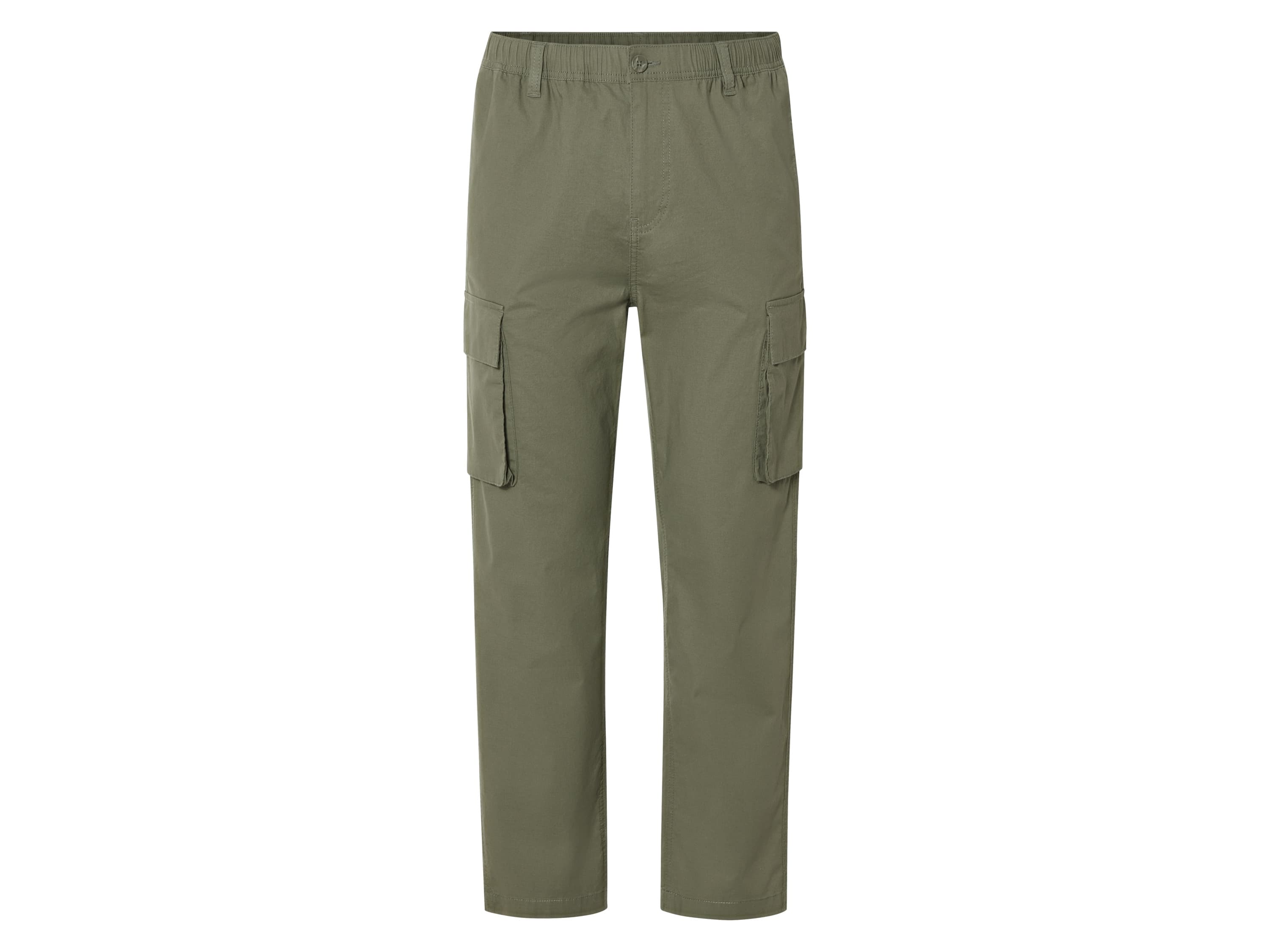 LIVERGY® Pánske cargo nohavice (kaki, S (44/46)) 1