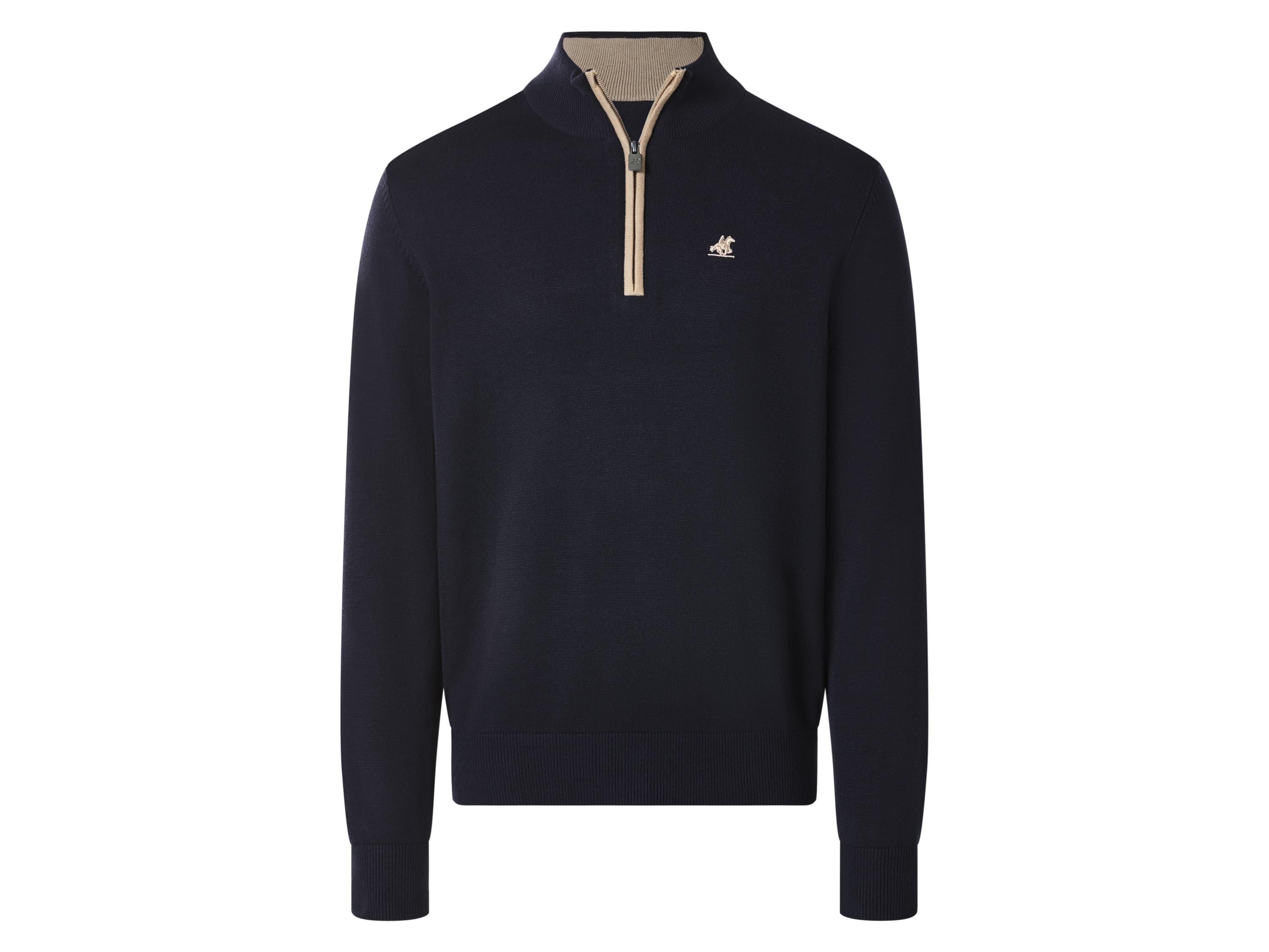 esmara Men Pánsky pletený sveter Premium (navy modrá, M (48/50))
