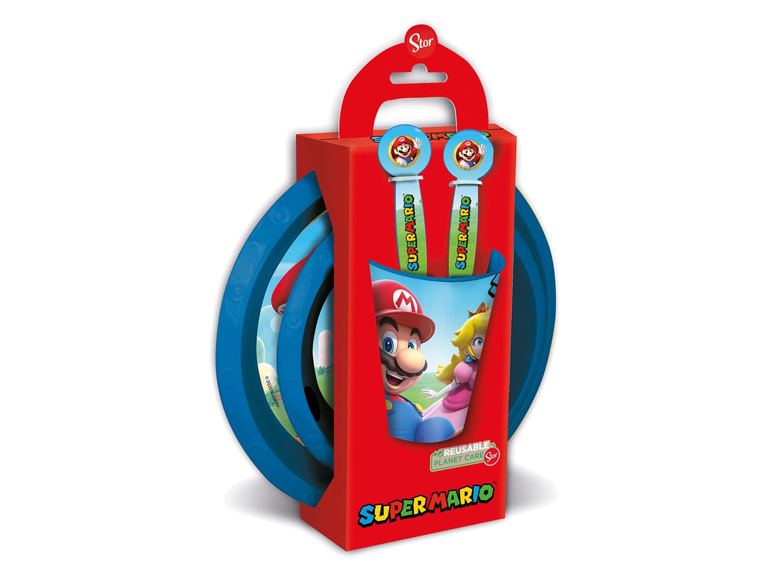 Nintendo Fľaša na pitie/Desiatový box/Súprava riadu (súprava riadu, 5-dielna) 1