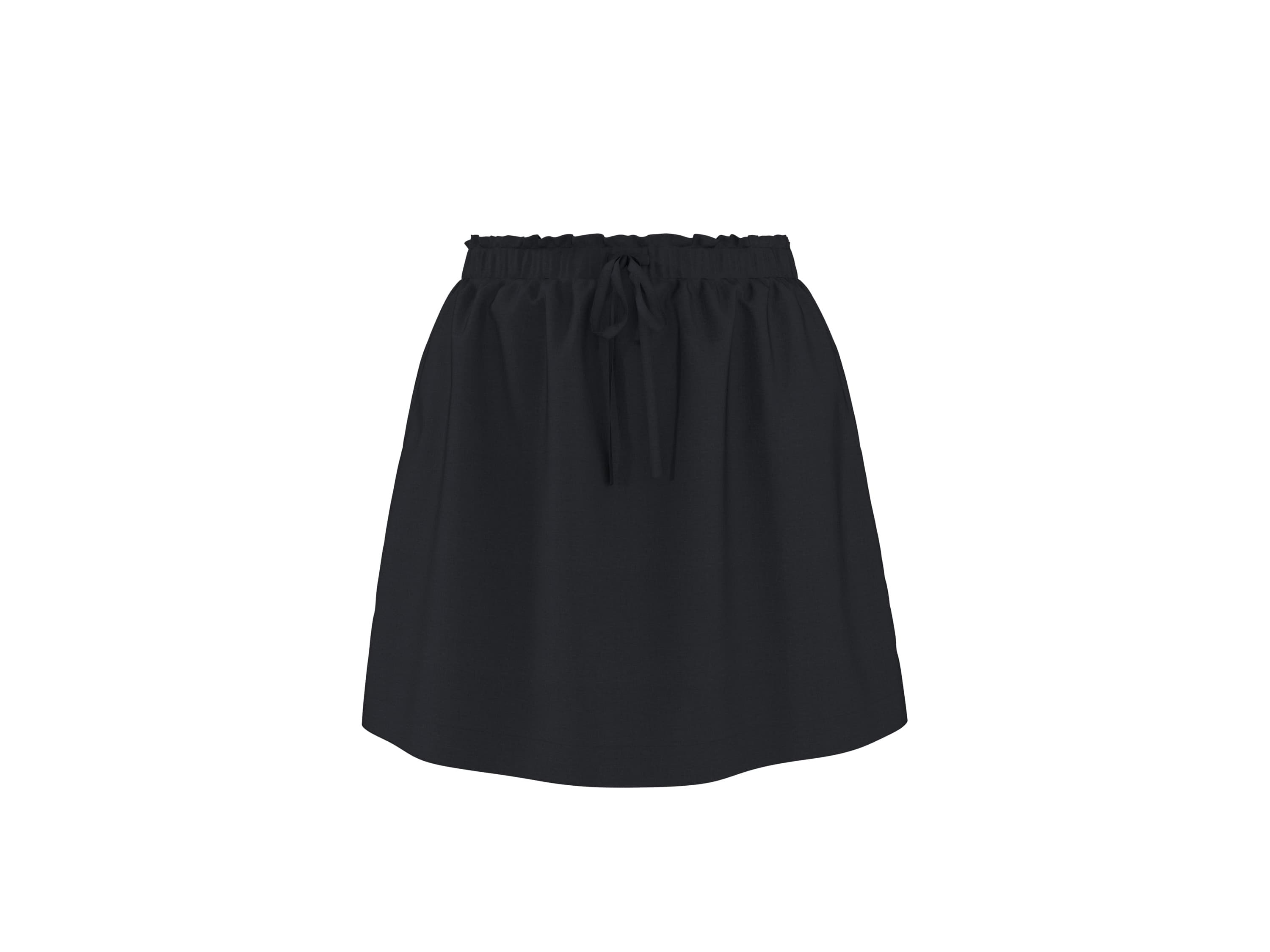 esmara® Dámska minisukňa s ľanom Premium (čierna, S (36/38)) 1