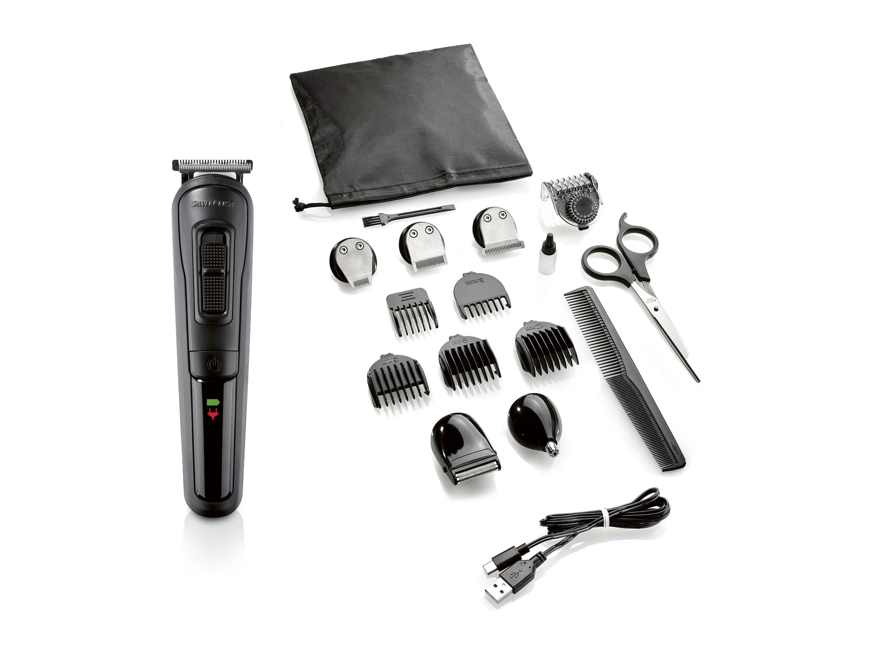 SILVERCREST® PERSONAL CARE Zastrihávač vlasov a brady 5 in 1 SHBS 3.7 E6 1