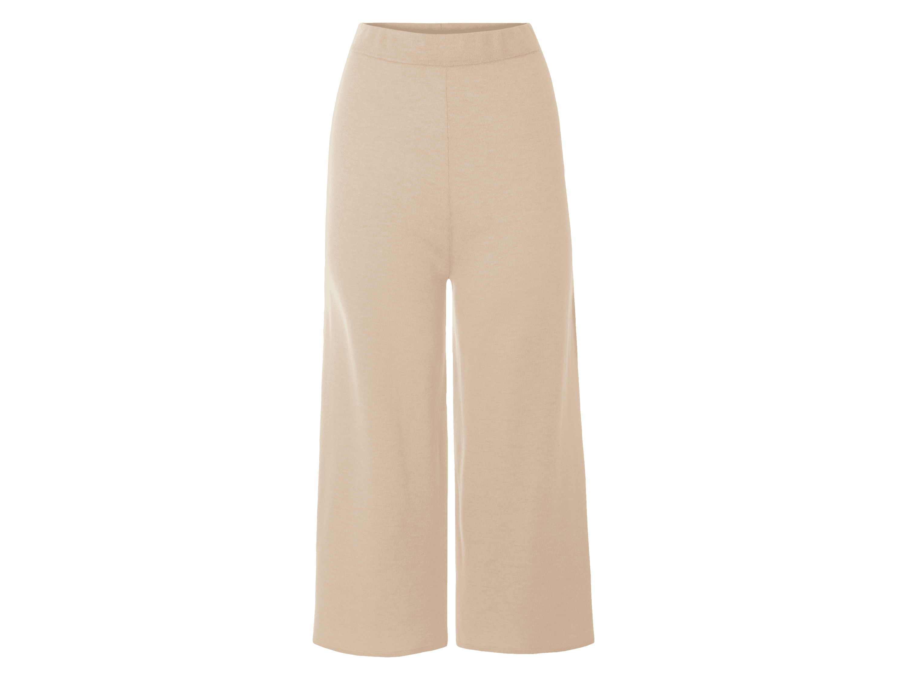 esmara® Dámske tepláky z jemného úpletu (béžová, S (36/38))