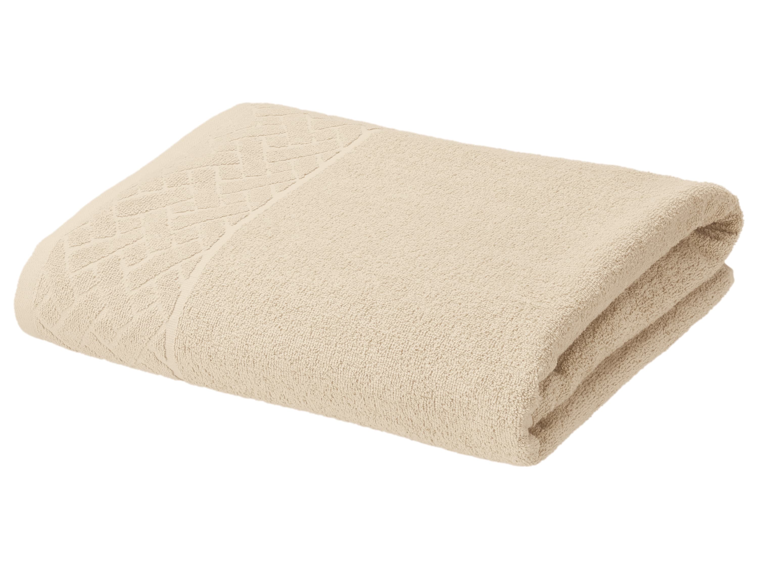 LIVARNO® Froté osuška, 450 g/m², 100 x 150 cm (béžová)