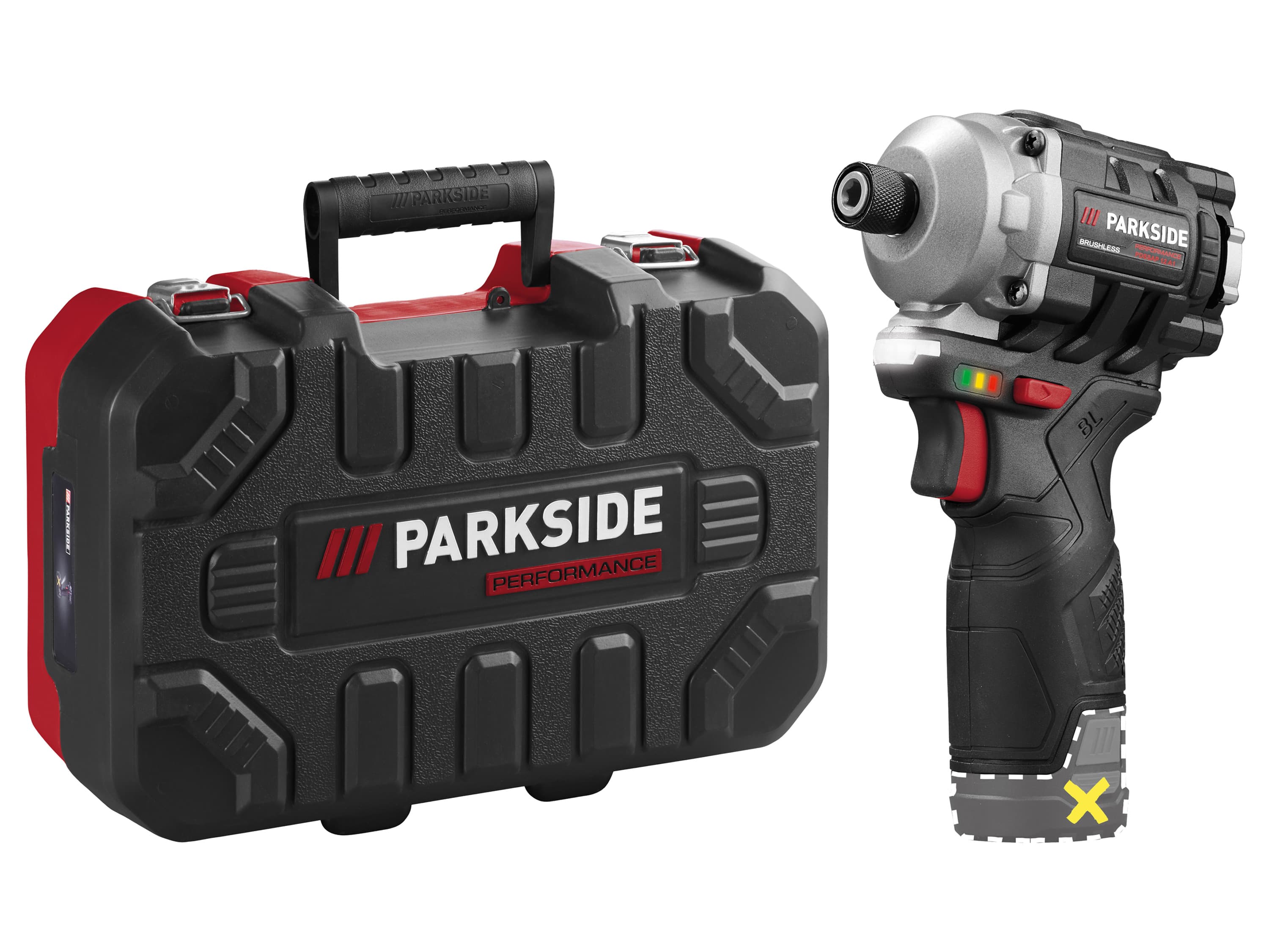 PARKSIDE PERFORMANCE® Aku rázový uťahovák 12 V PDSSAP 12 A1 – bez akumulátora 1