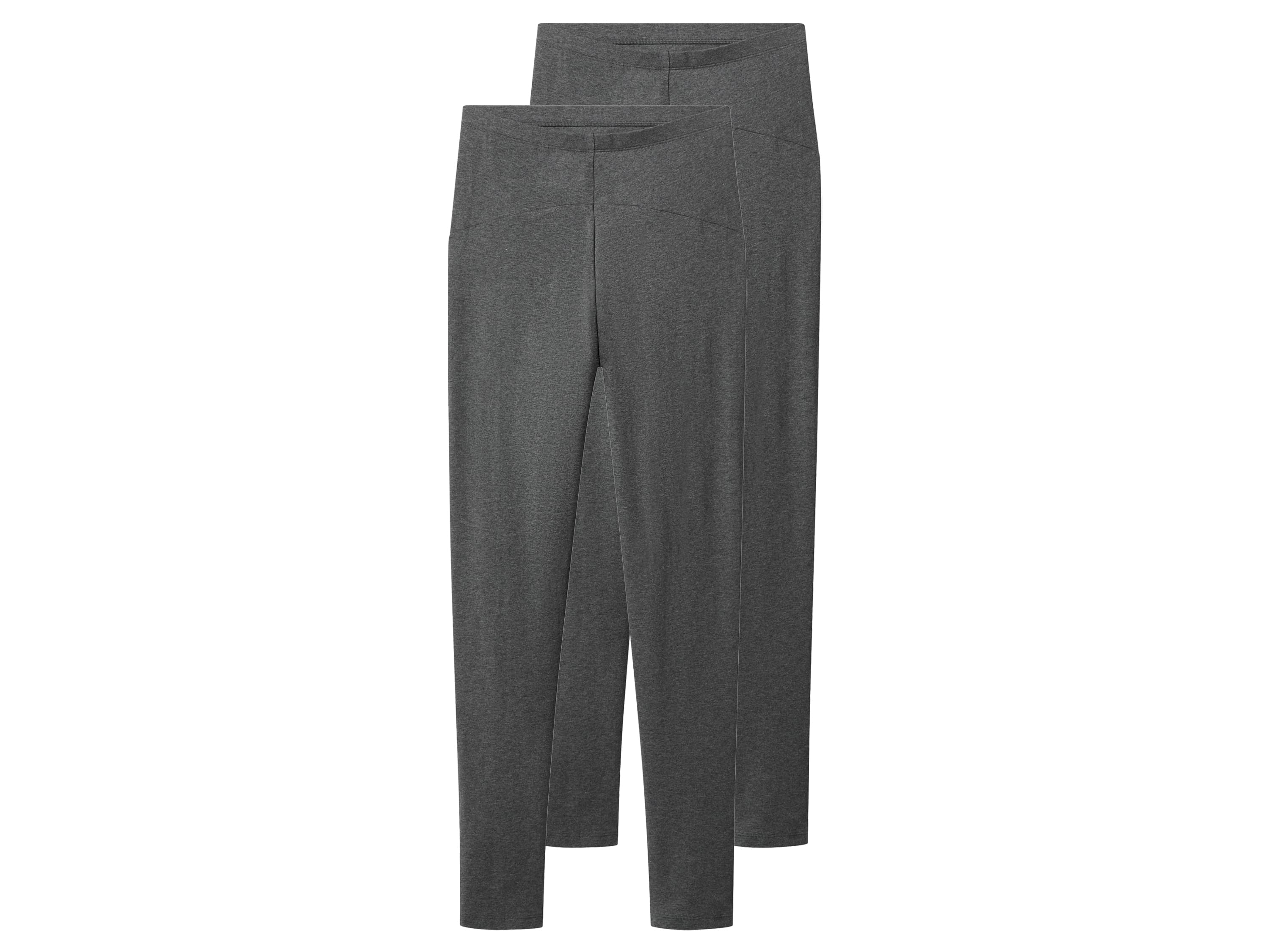 esmara® Dámske tehotenské legíny, 2 kusy (sivá, S (36/38)) 1