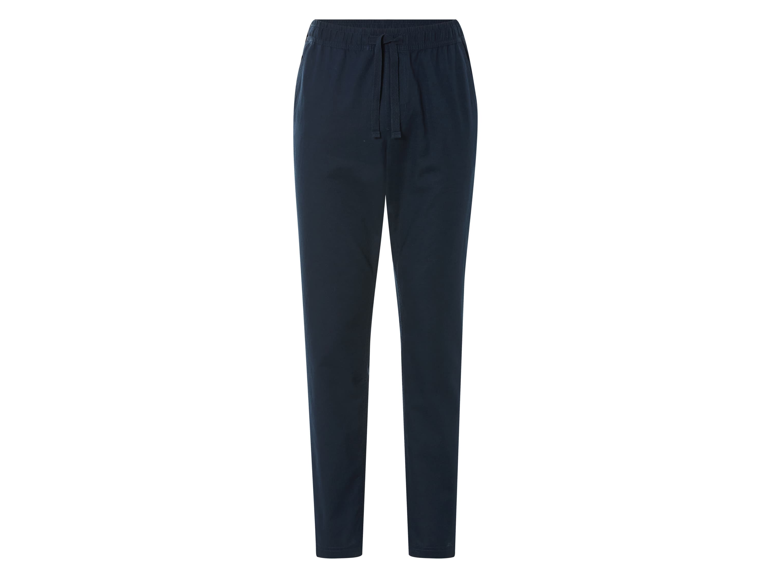 LIVERGY® Pánske nohavice s ľanom (navy modrá, XL (56/58)) 1