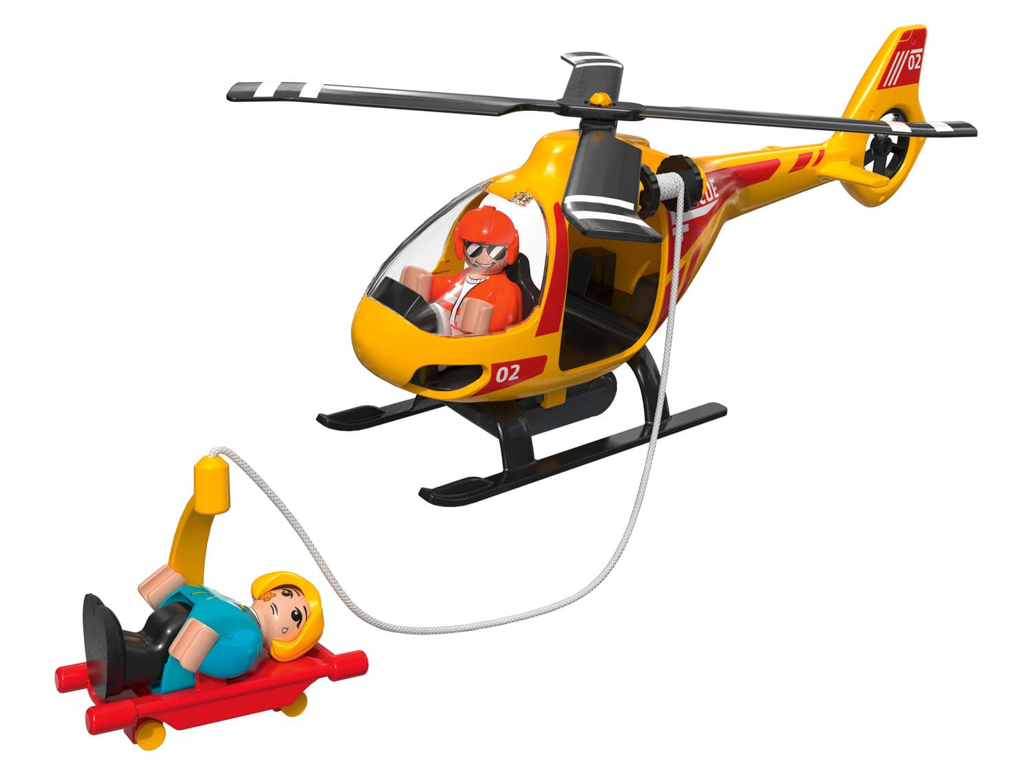 Playtive Zásahové vozidlá, so svetlom a zvukom (helikoptéra) 1