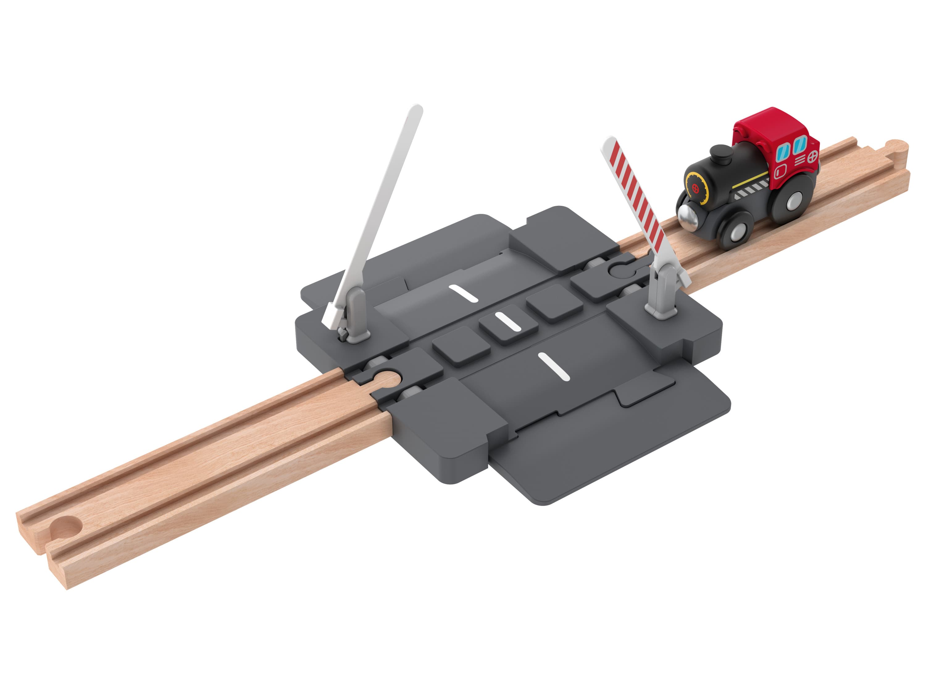 lupilu® Príslušenstvo k železničnej súprave (mechanický železničný prejazd)