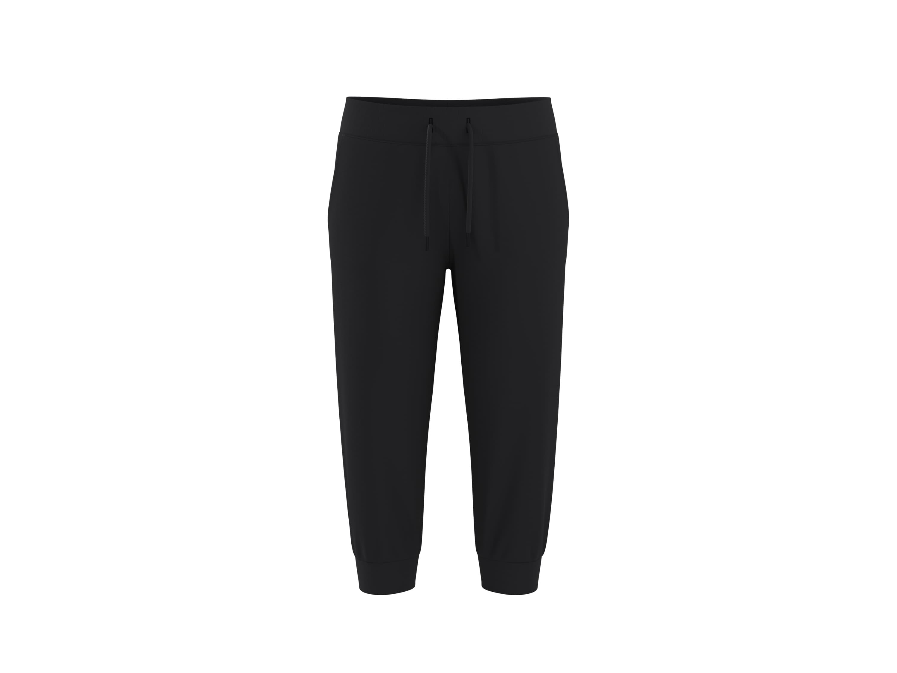 ESMARA® Dámske capri tepláky (čierna, M (40/42))