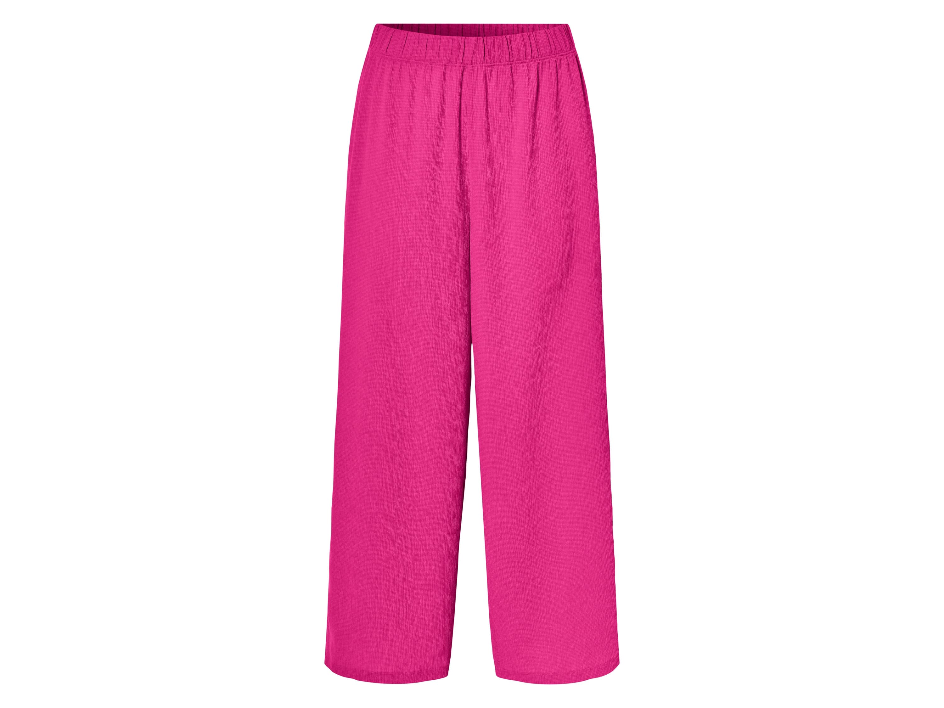 esmara® Dámske nohavice „Wide Leg“ (ružová, M (40/42))