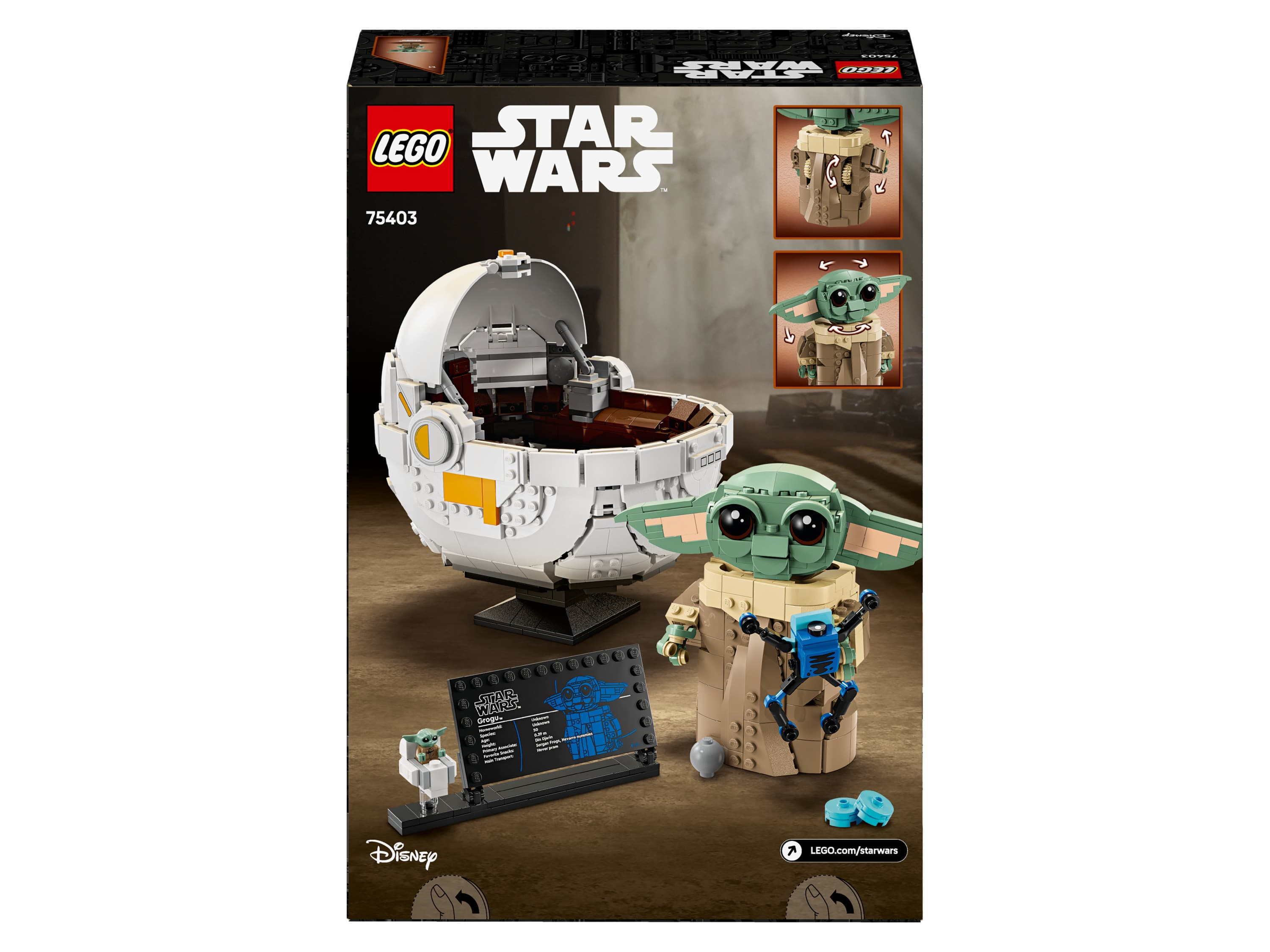 LEGO® STAR WARS 75403 Grogu™ vo vznášajúcom sa kočíku